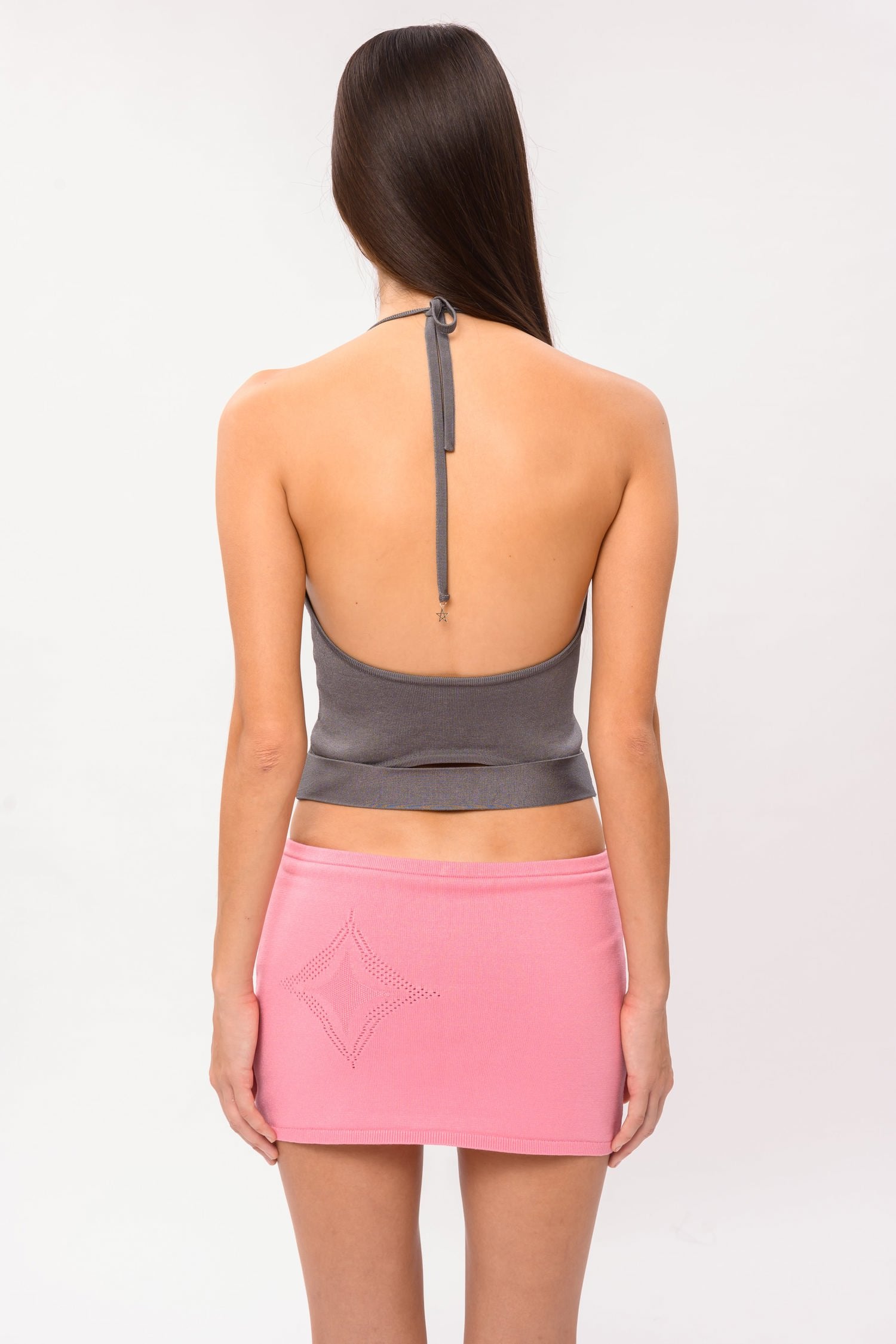 Stars Halter in Gunmetal