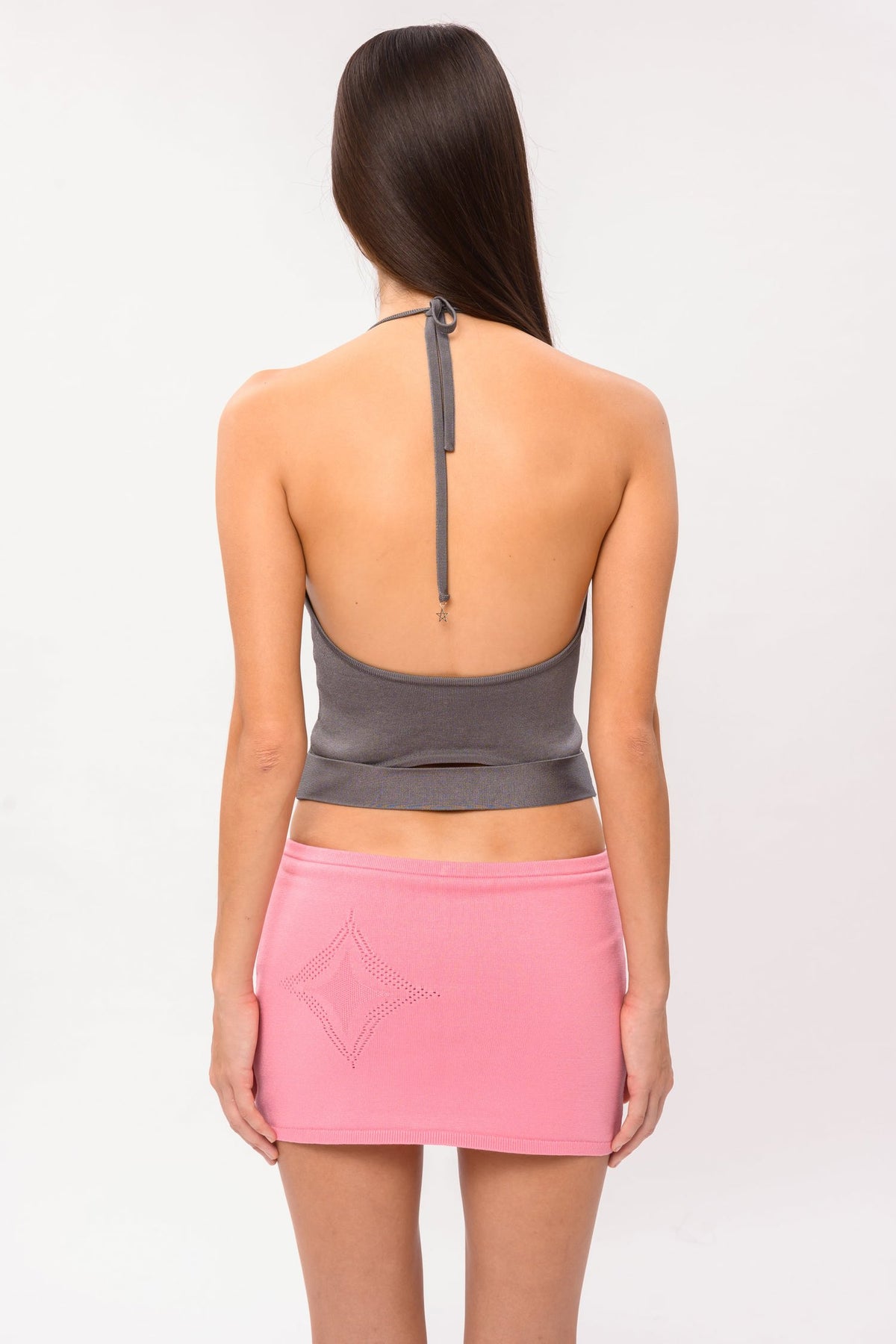 Stars Halter in Gunmetal