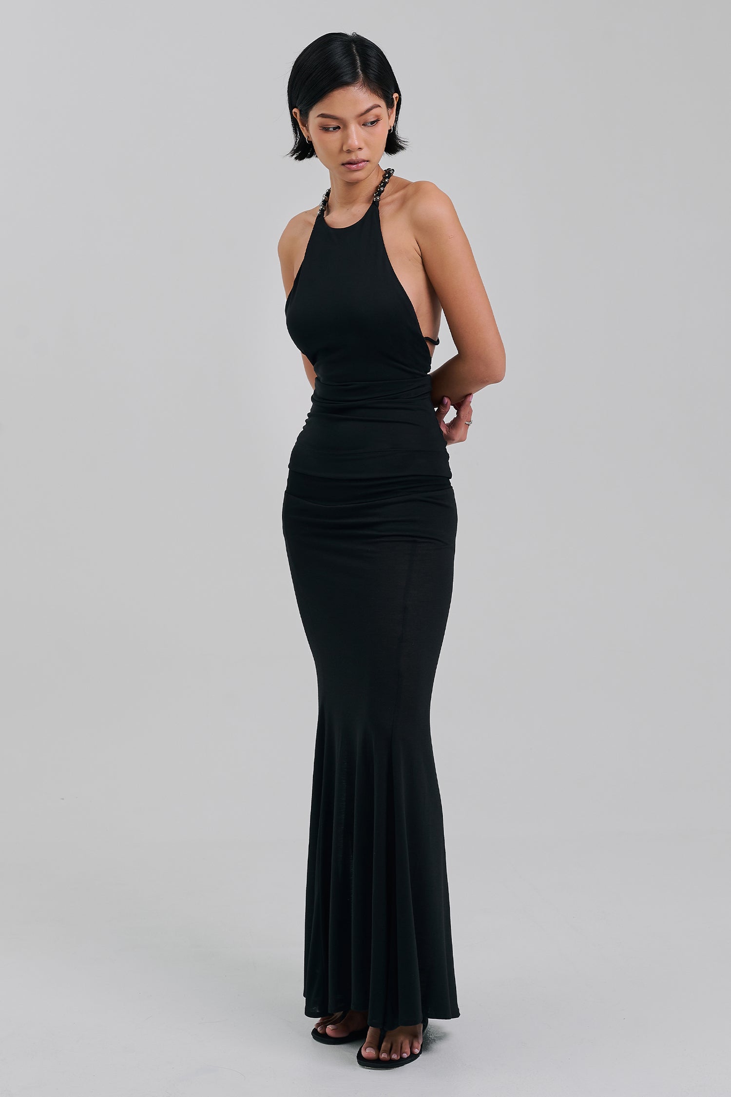 ALTAR MAXI SKIRT BLACK