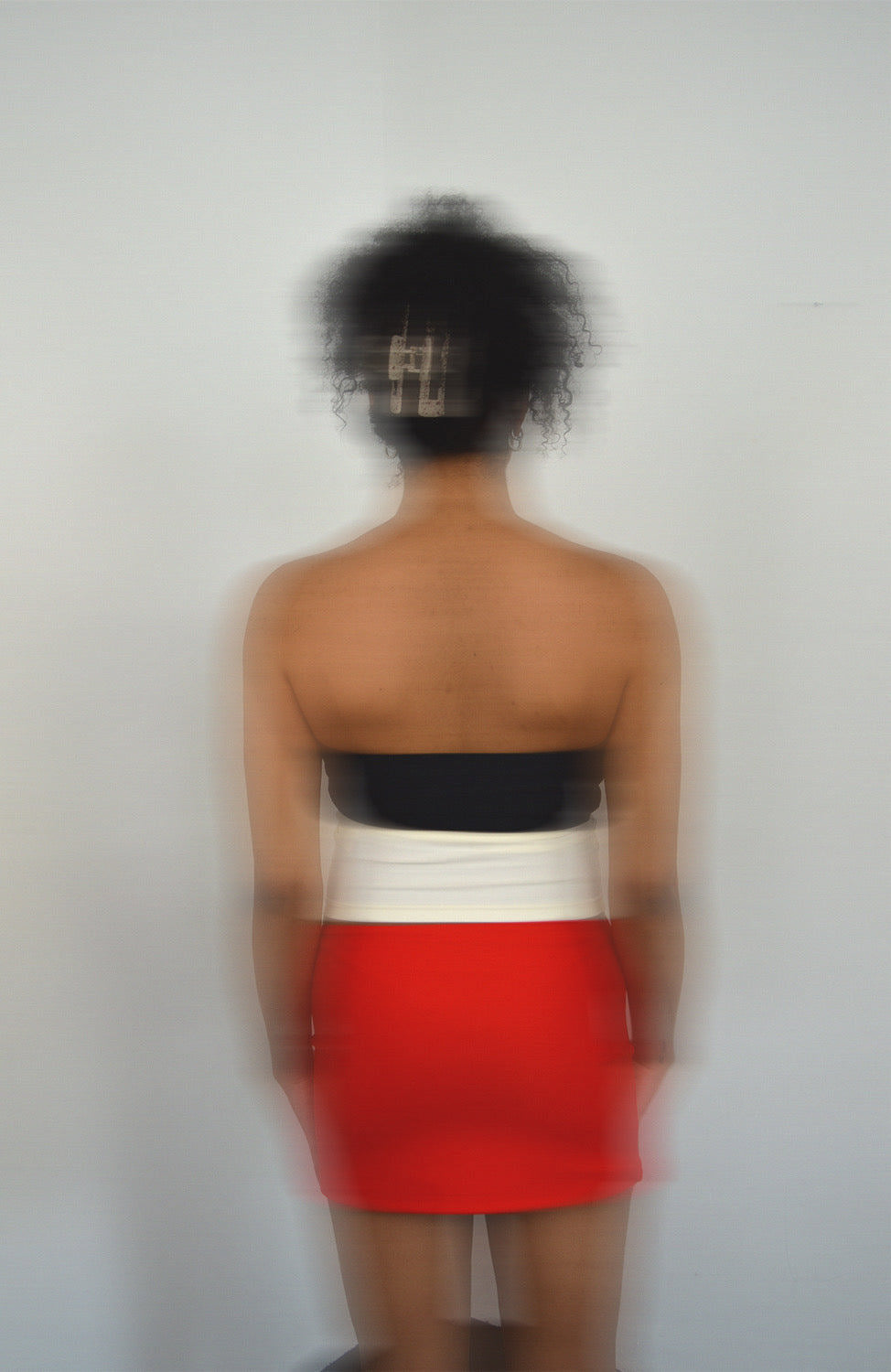 HA 014 - MICRO MINI SKIRT - REDCOAT