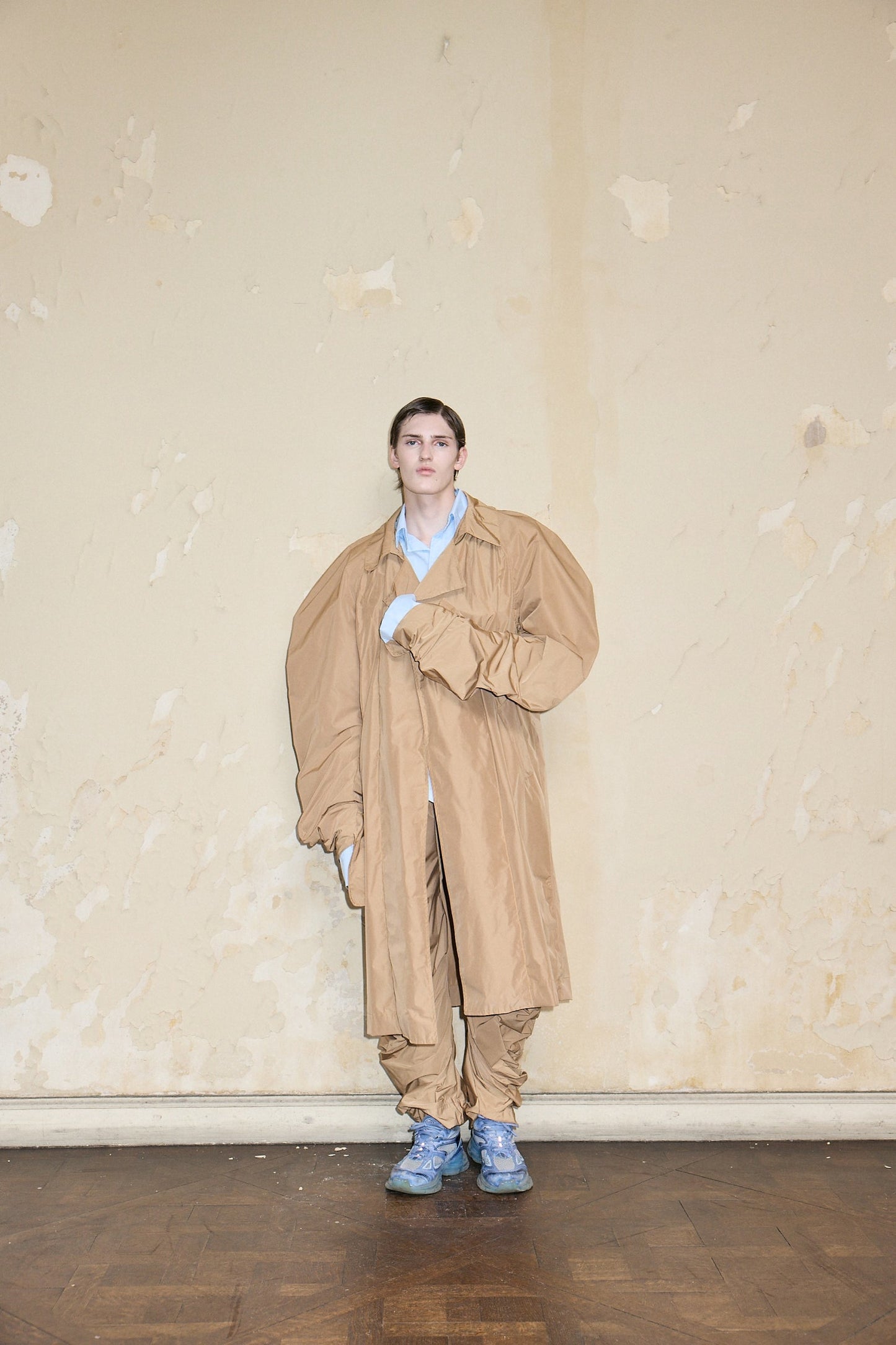 TRENCH TEMPLE BEIGE