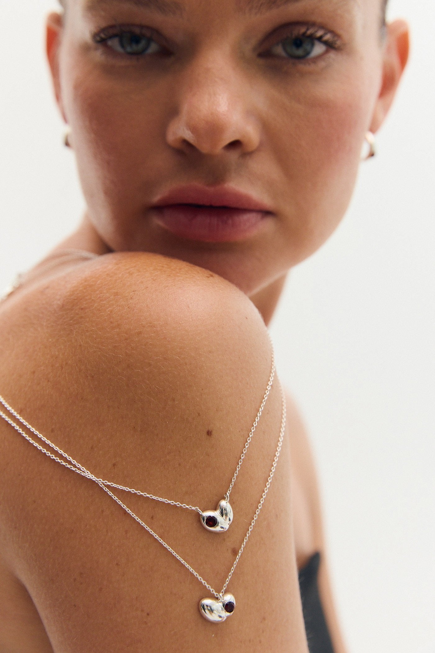 Garnet Pulse Necklace