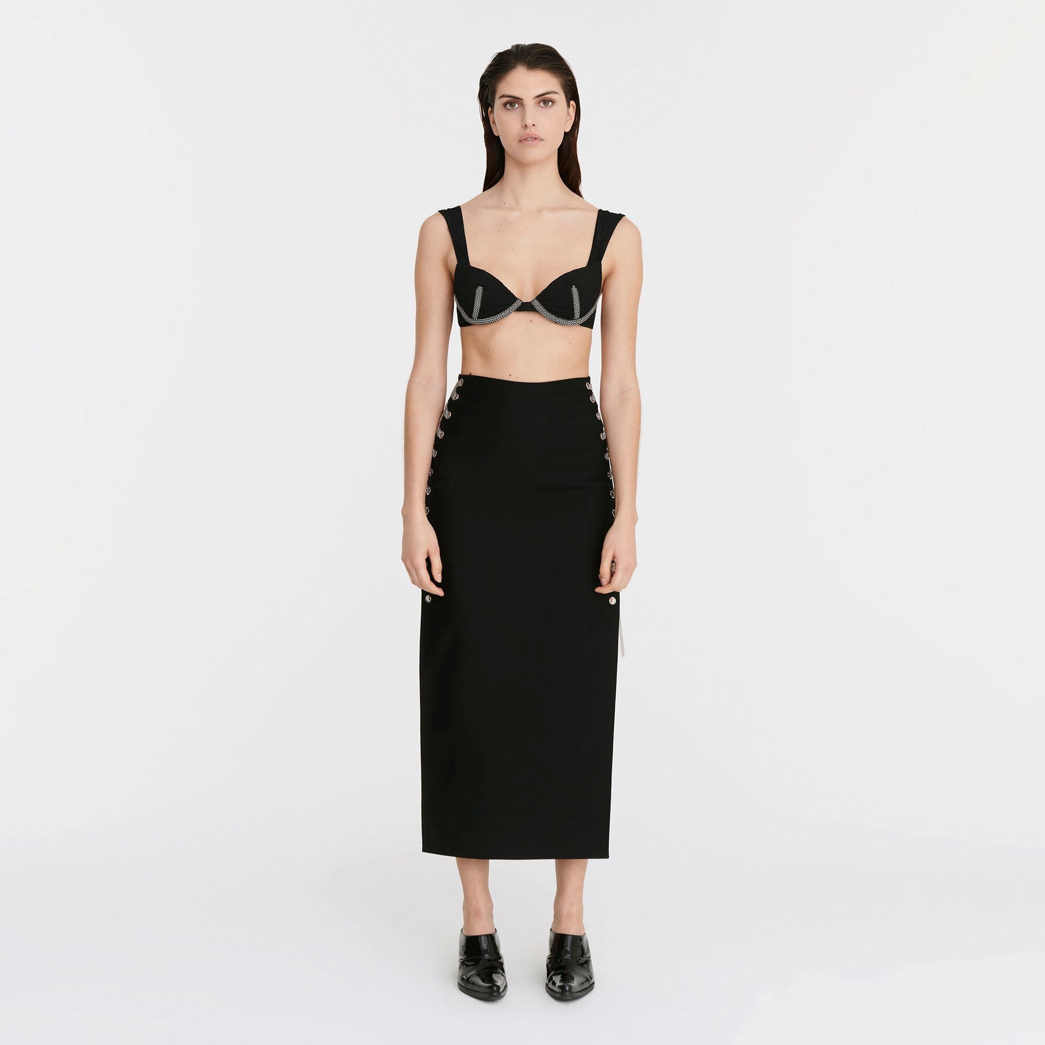 Maxi Warrior Skirt in Black