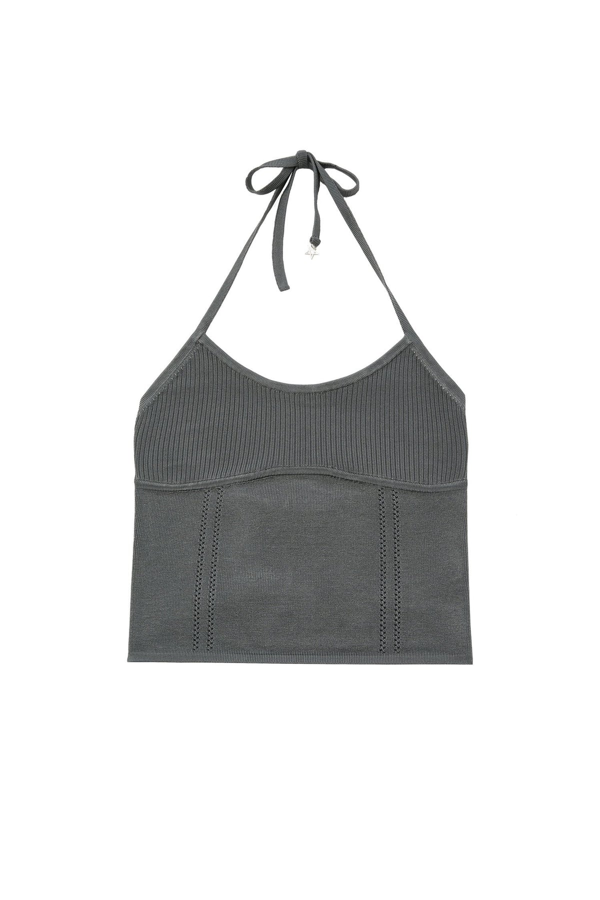 Stars Halter in Gunmetal