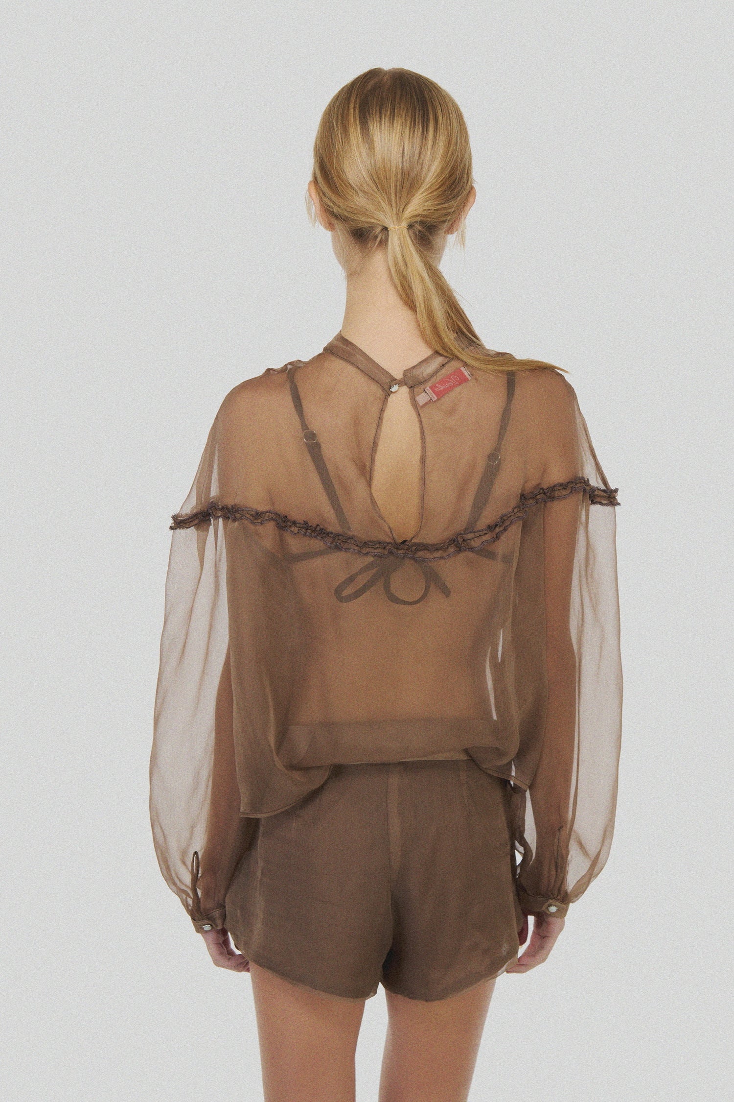 short silk chiffon