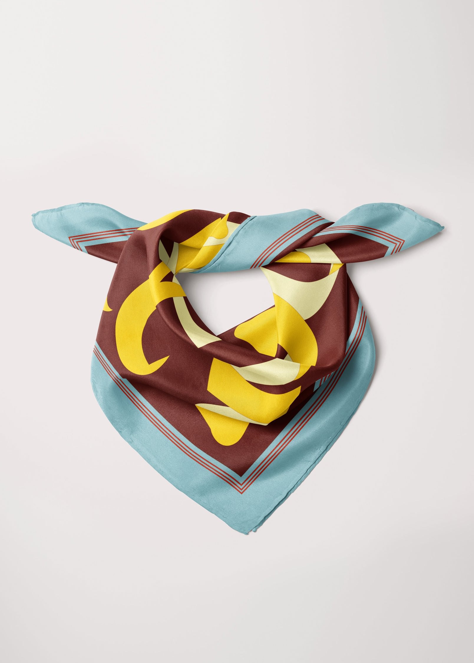 Maxi Silk Scarf 'Apeel'