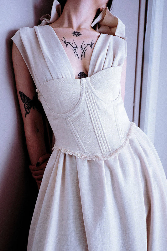 Vestido miel