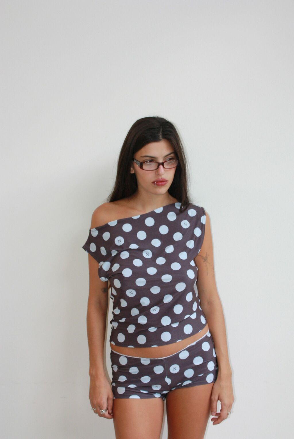 Polka dot short
