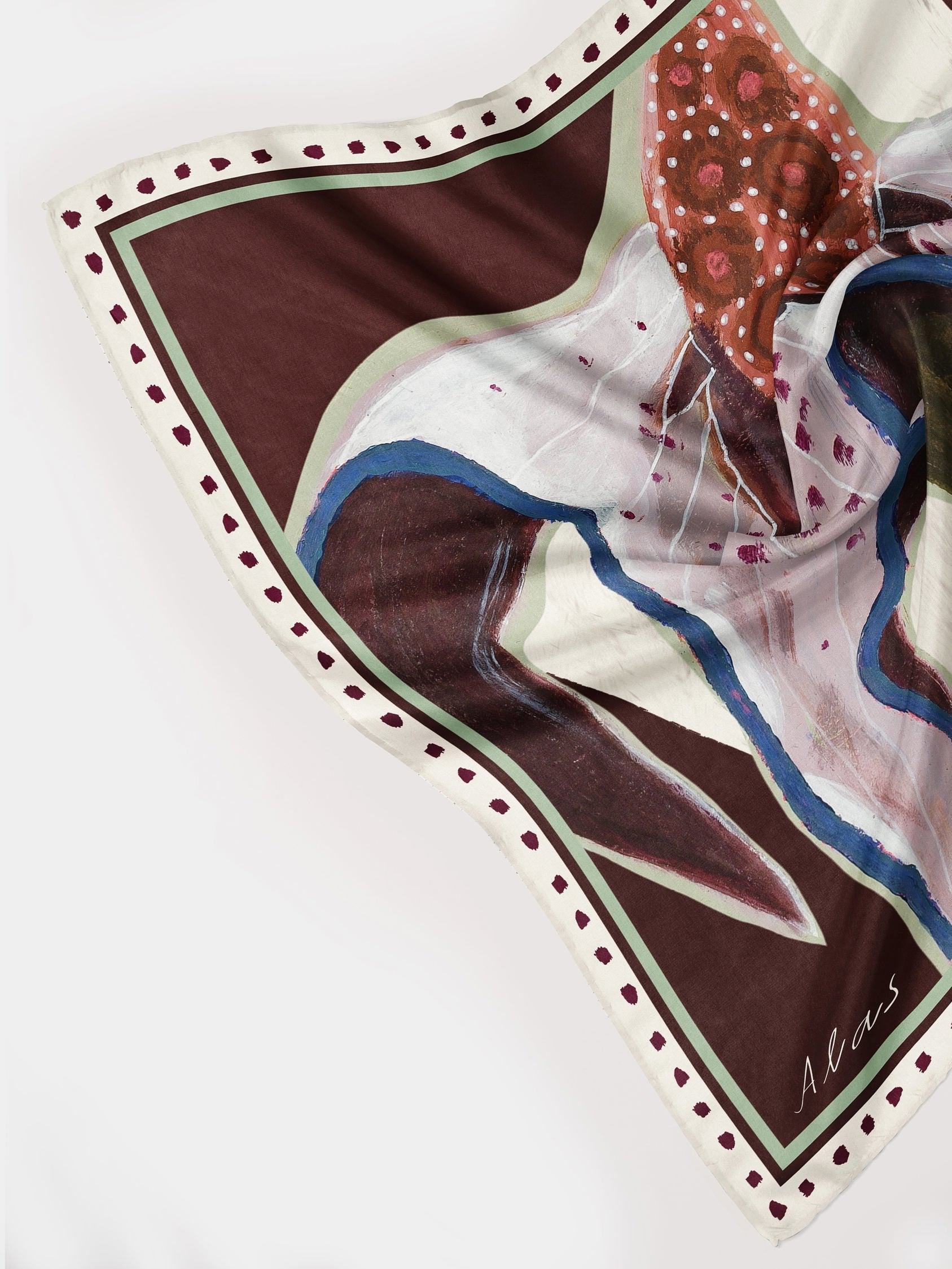 Square Shawl 'The Botanist’s Gift'