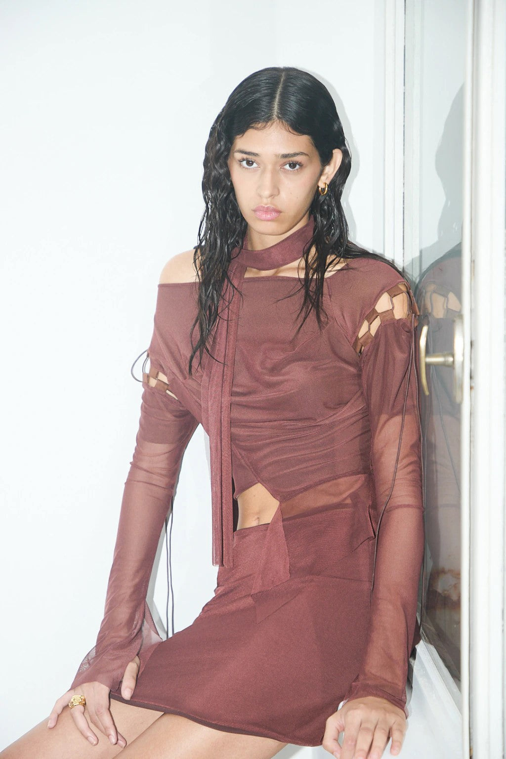 Mathilda Top - Brown
