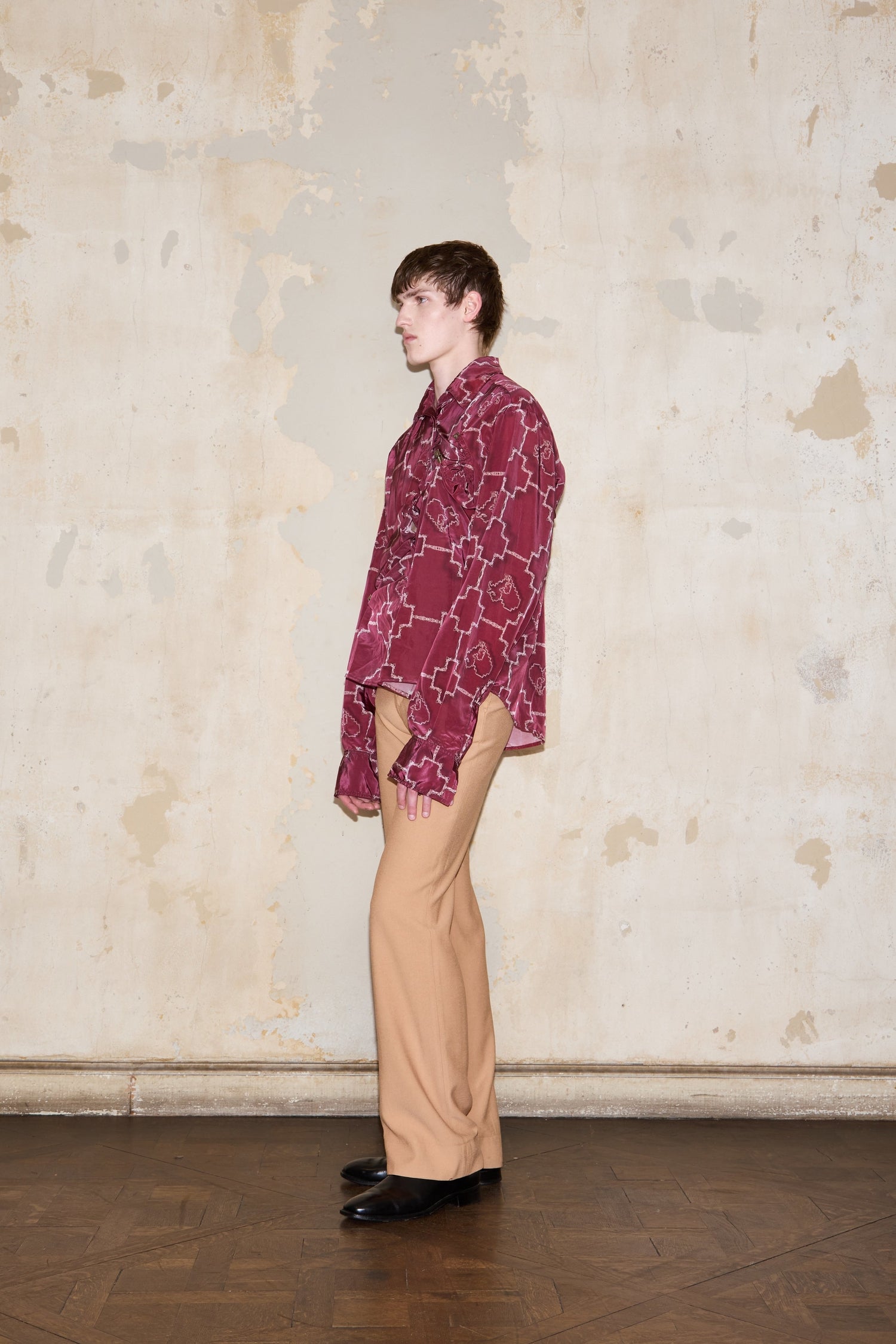 SARAVIA SHIRT PRINT RED