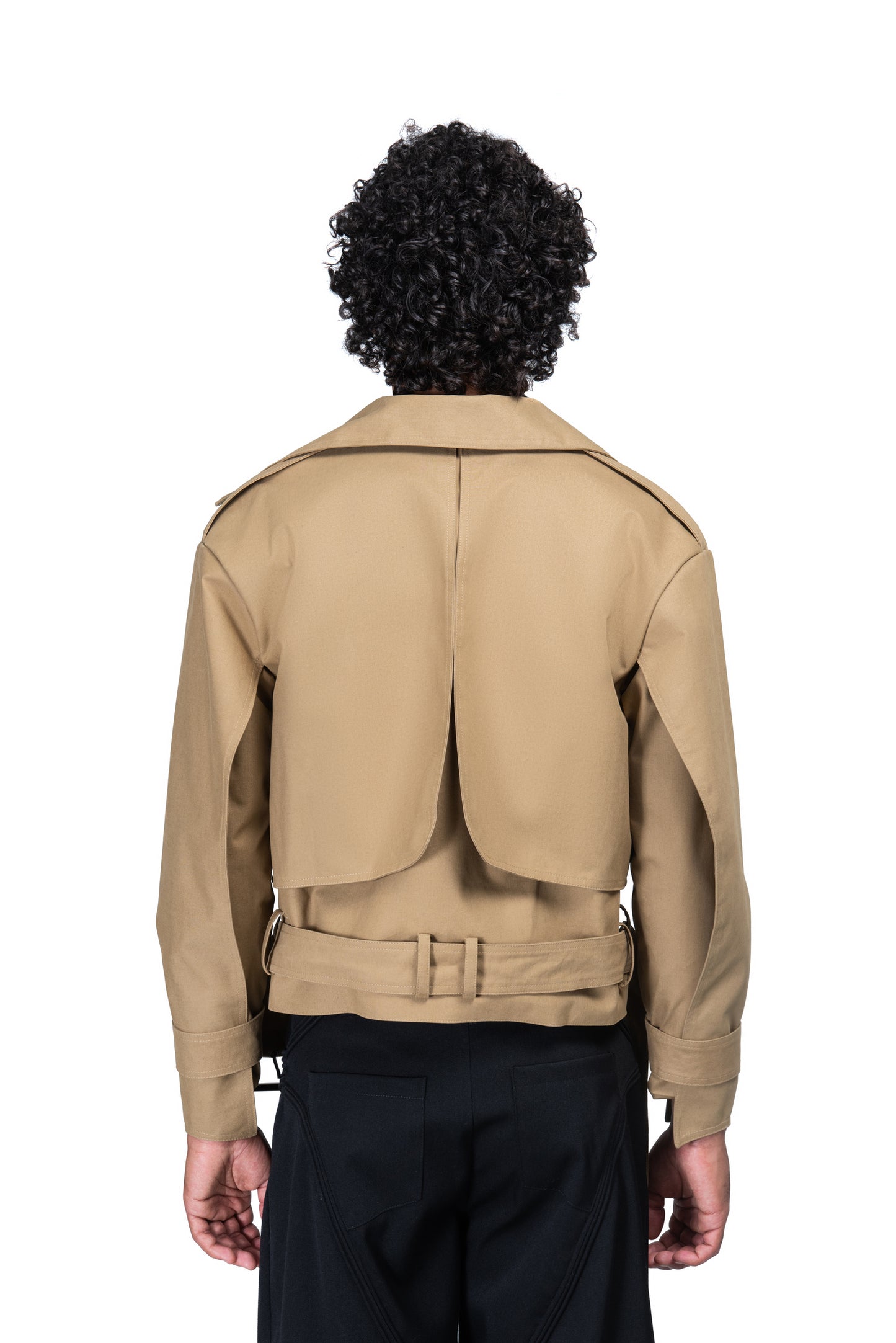 Cropped Trench Coat