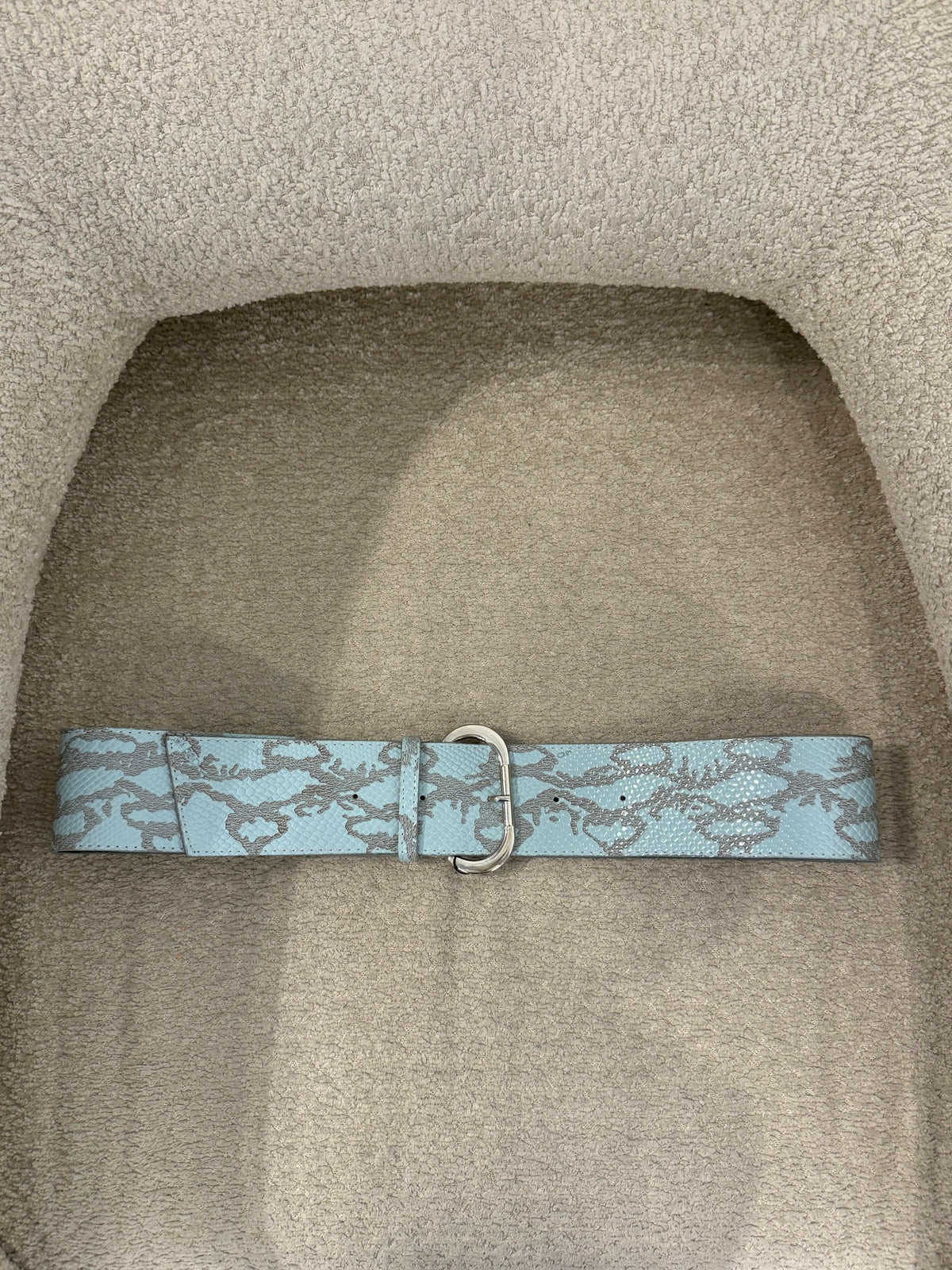 Wide Belt Snakeskin