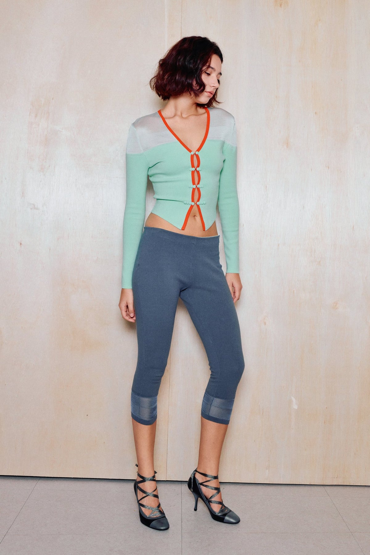 The Whisper Semi-Sheer Cardigan in Mint