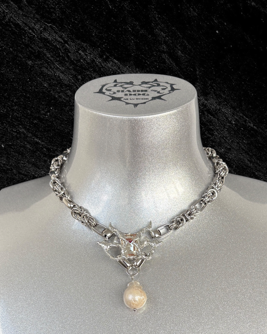 Spiky Butterfly Necklace