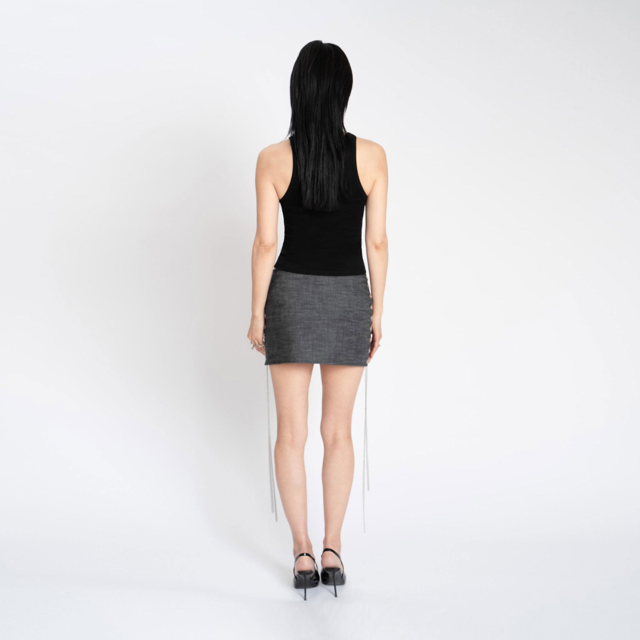 Sirena Skirt in Japanese Denim