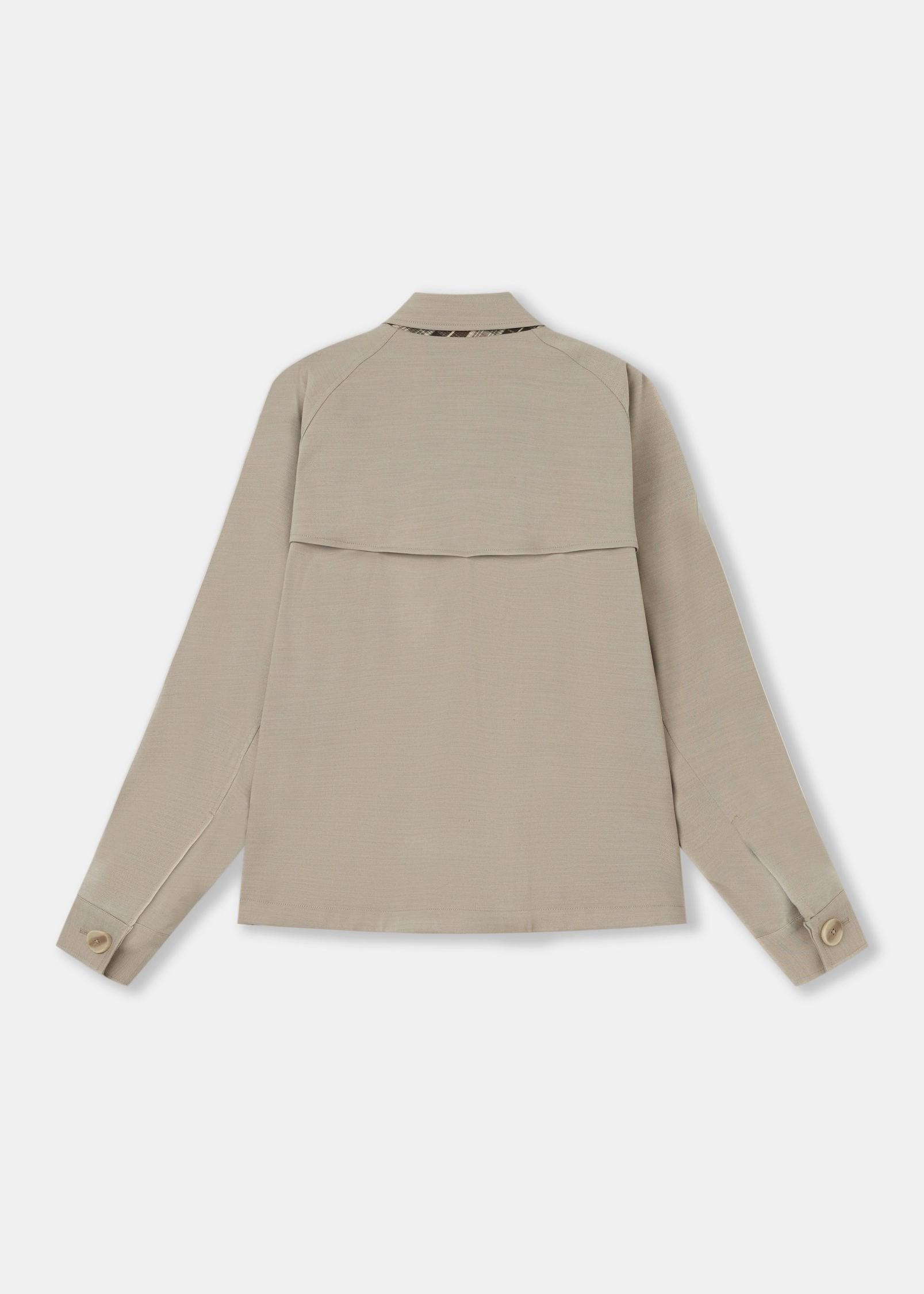 Beige Sport Harrington Jacket