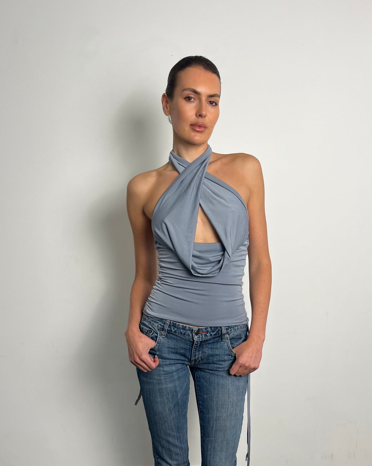 MULTIWAY TOP BABY BLUE