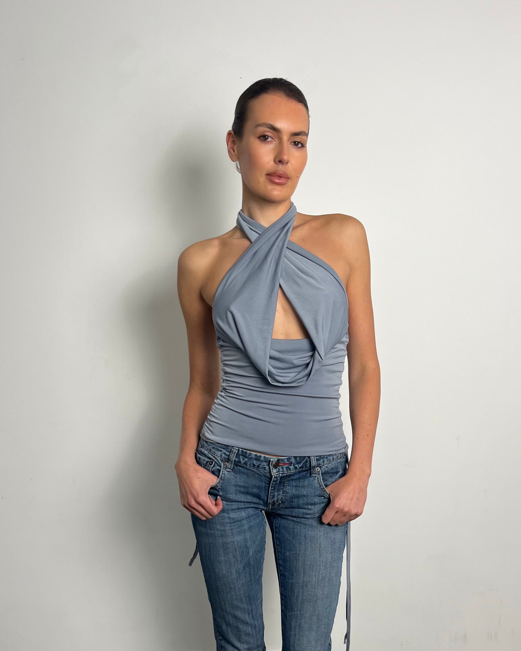 MULTIWAY TOP BABY BLUE