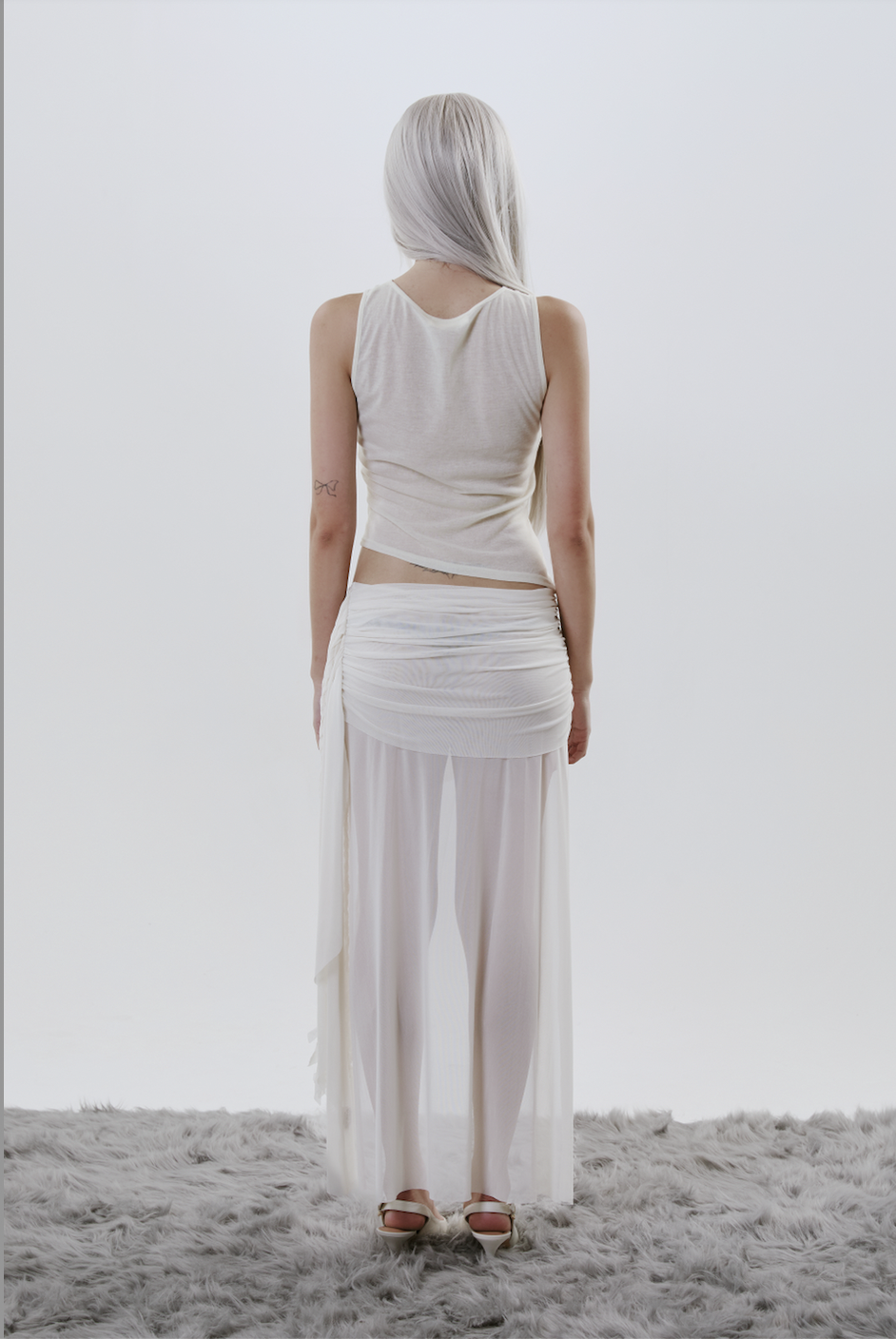 Seashell White Nyx Skirt