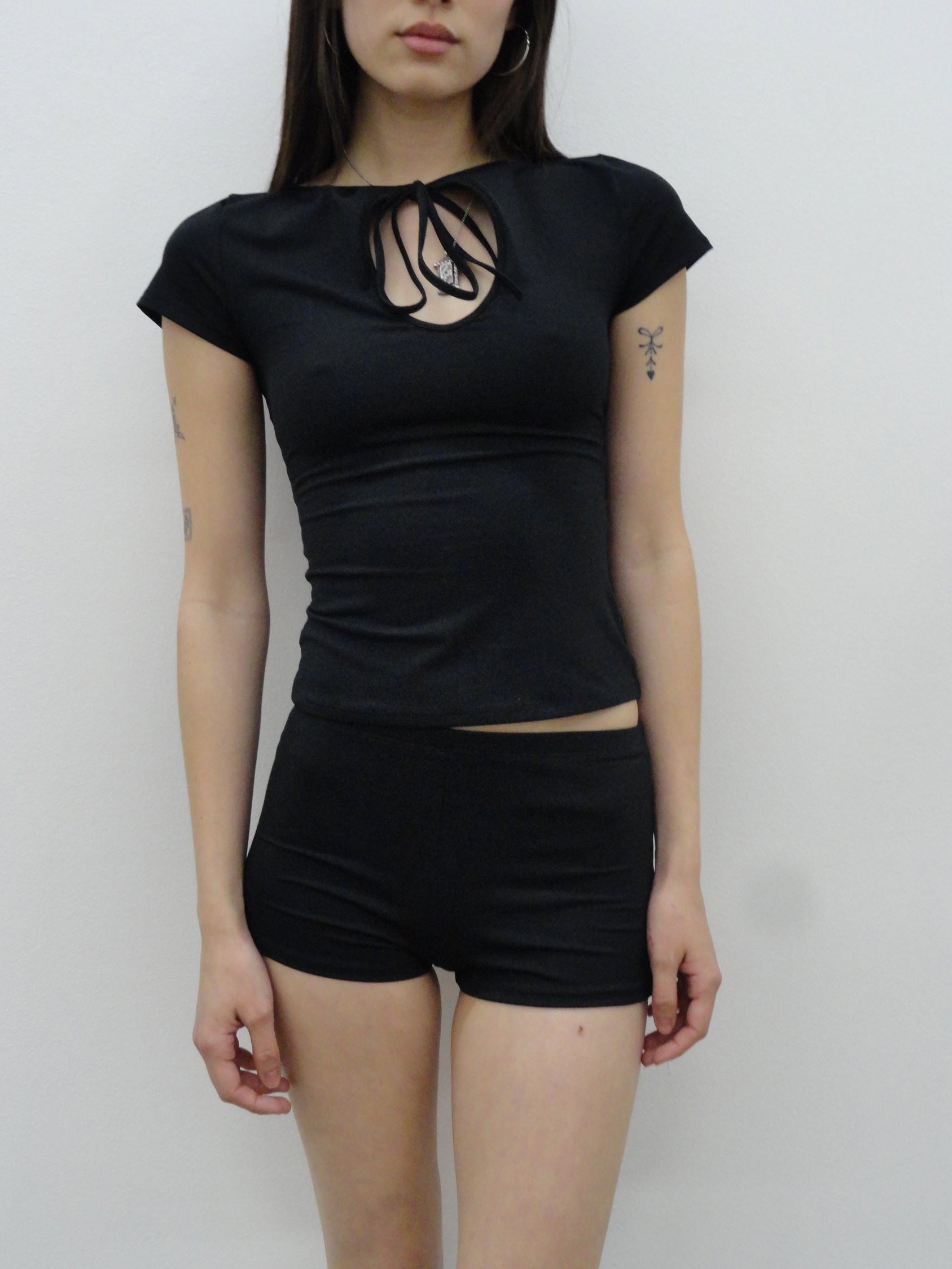 Cleo Hot Shorts in Midnight