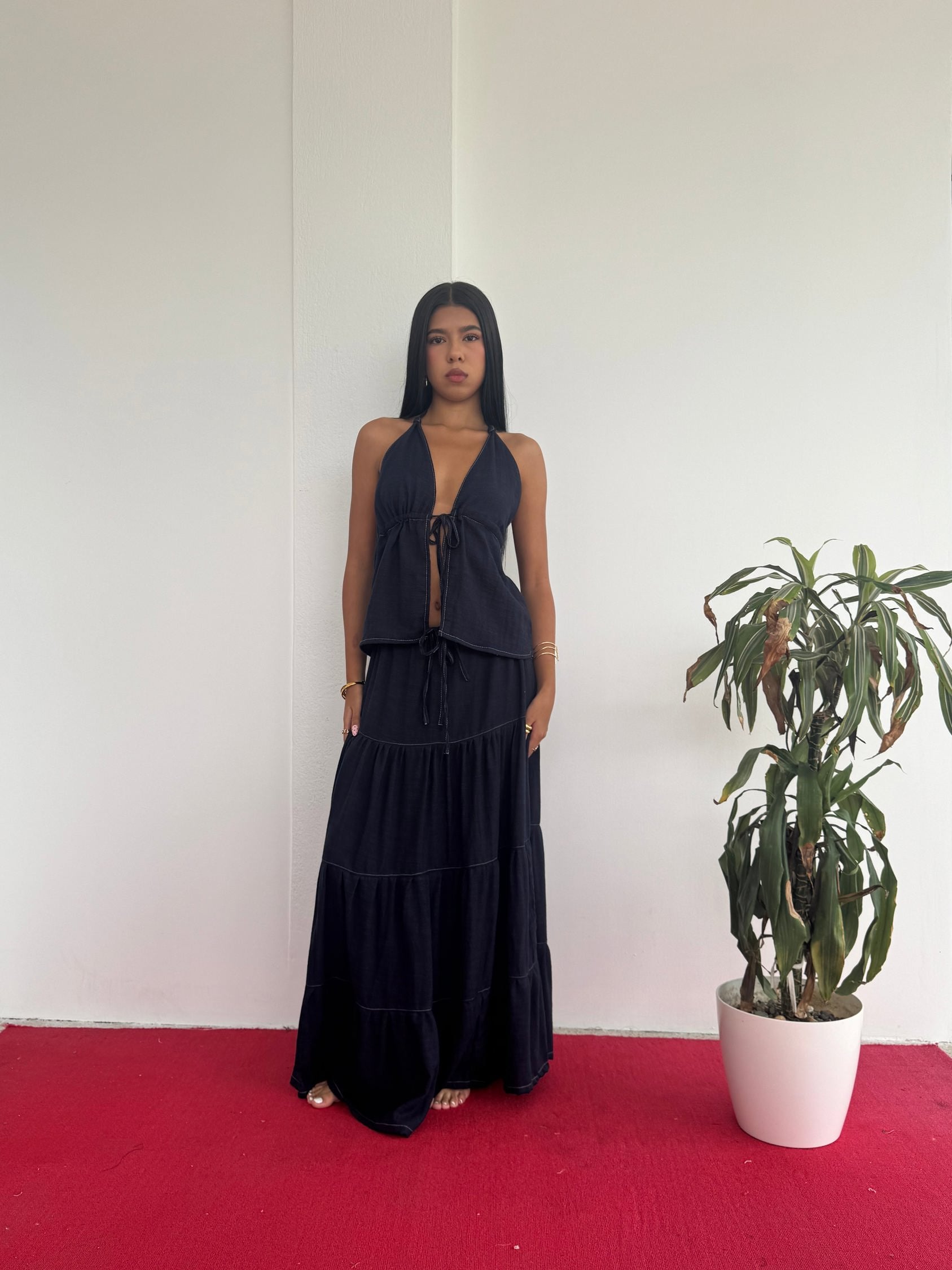 The Linen Prairie Skirt