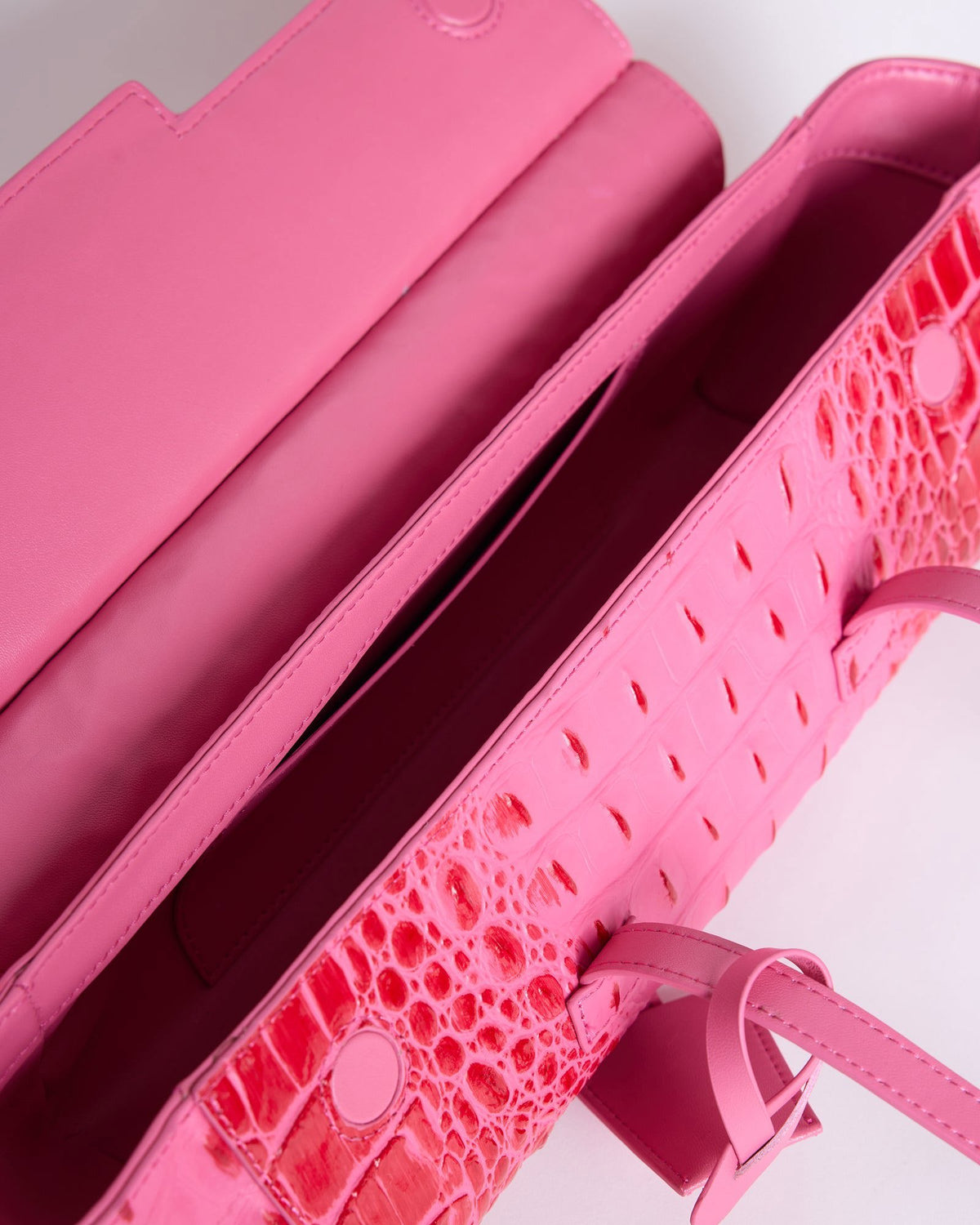 Pink Ombre Croc Tokyo Bag