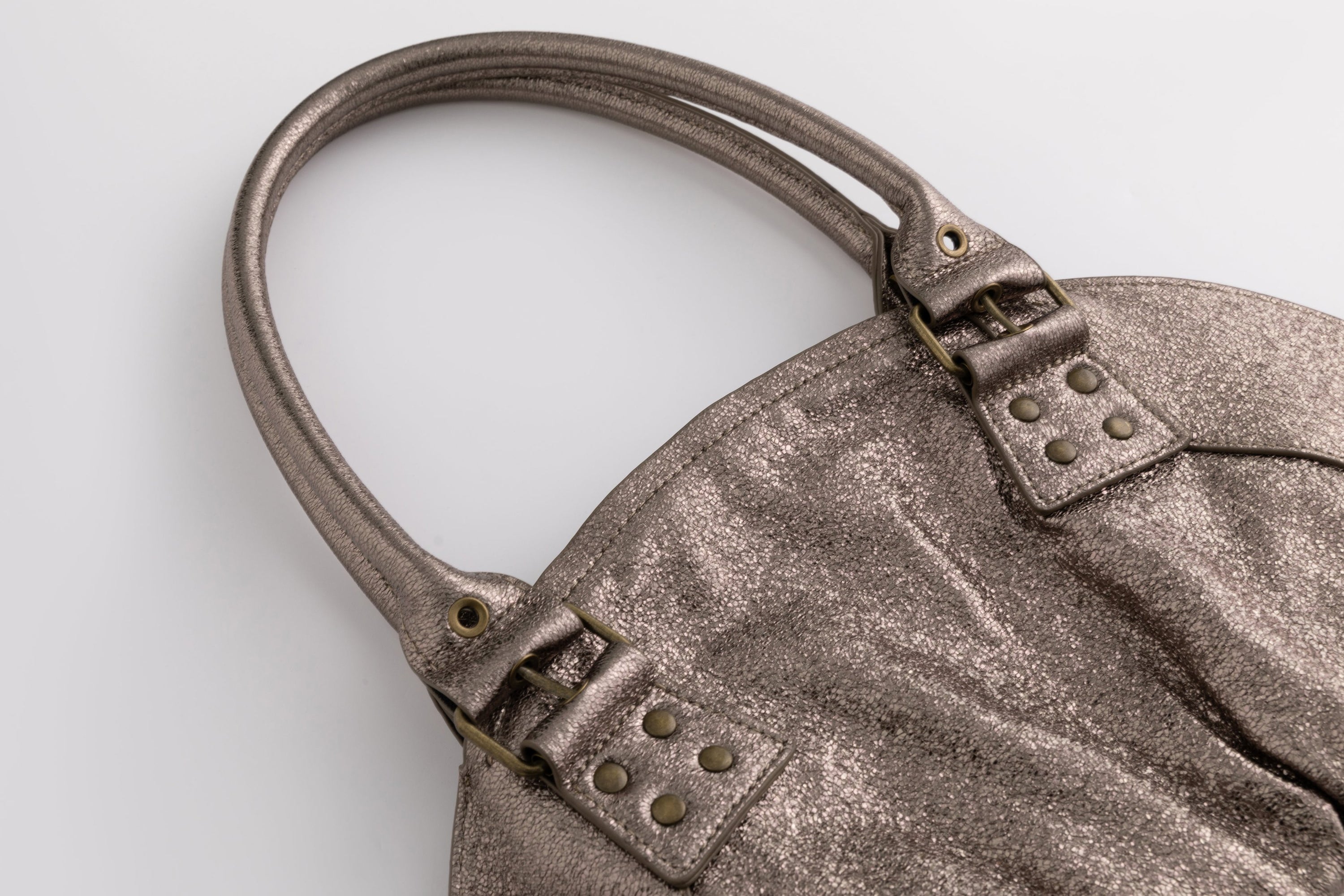 The Croissant Bag Metallic Bronze