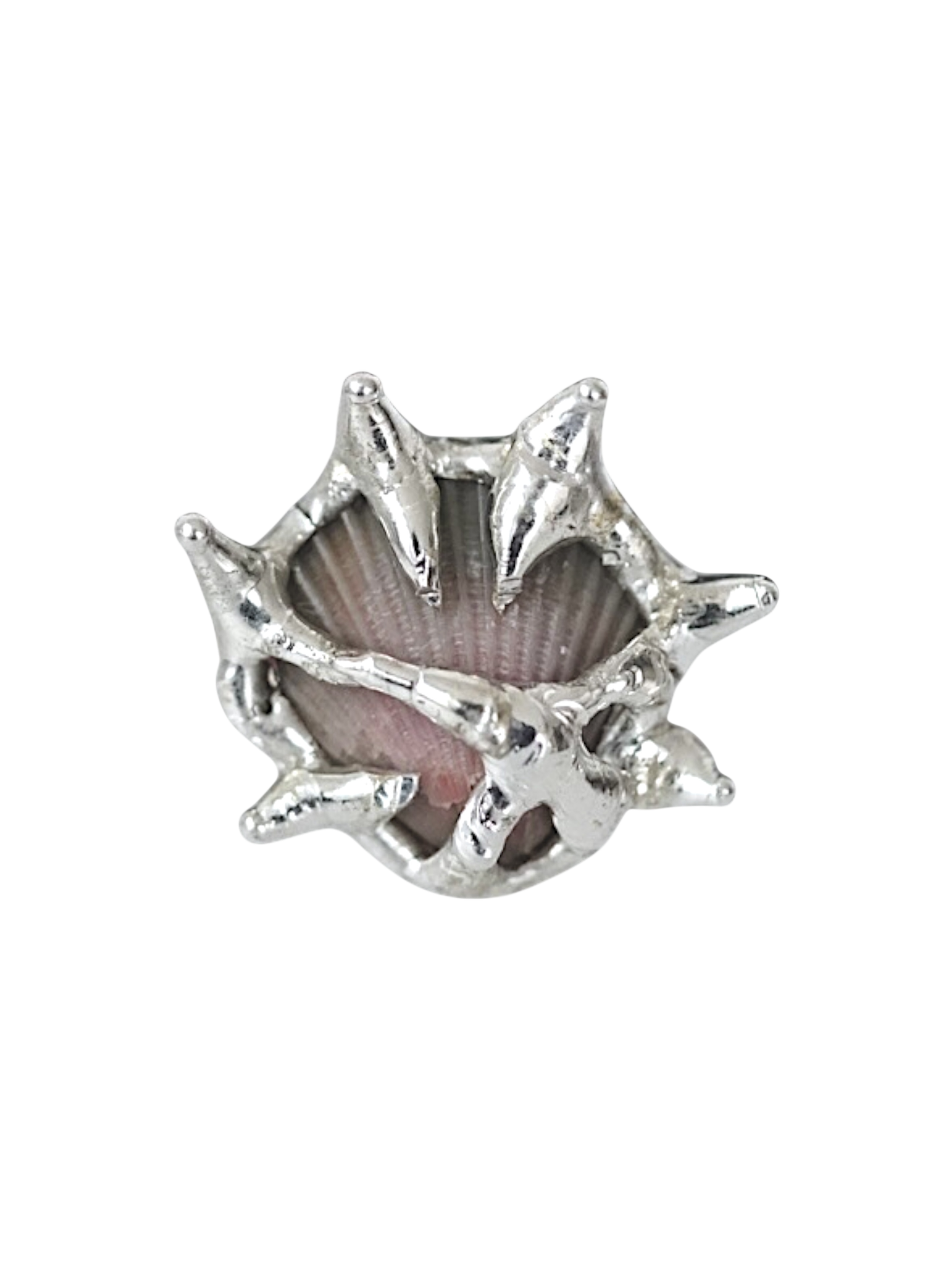 Moody Caged Shell Ring