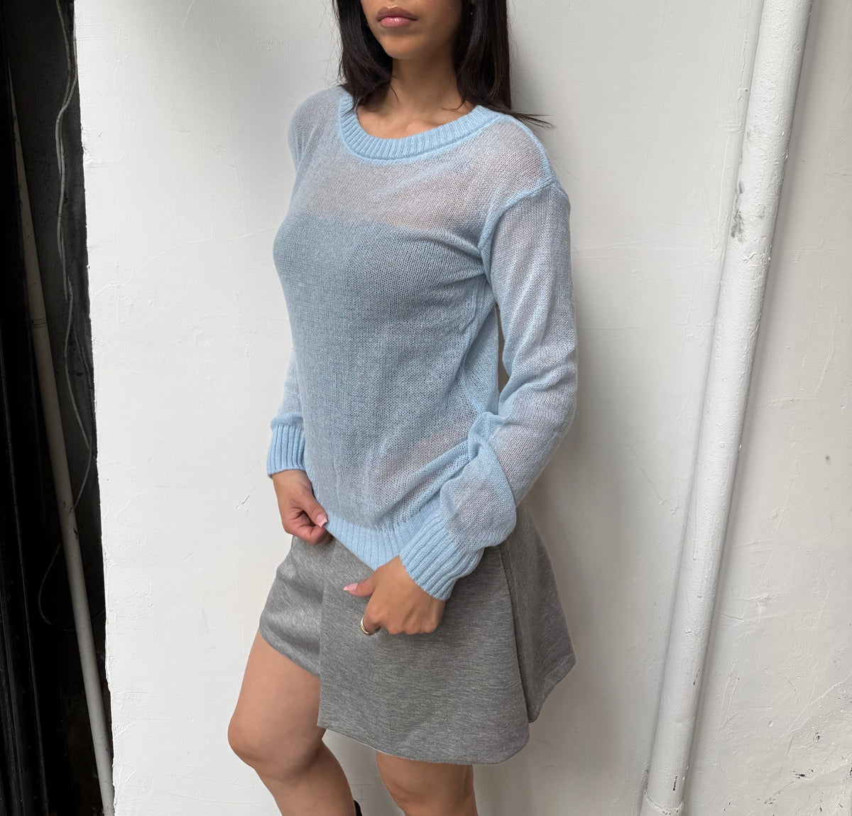 Mohair sweater top
