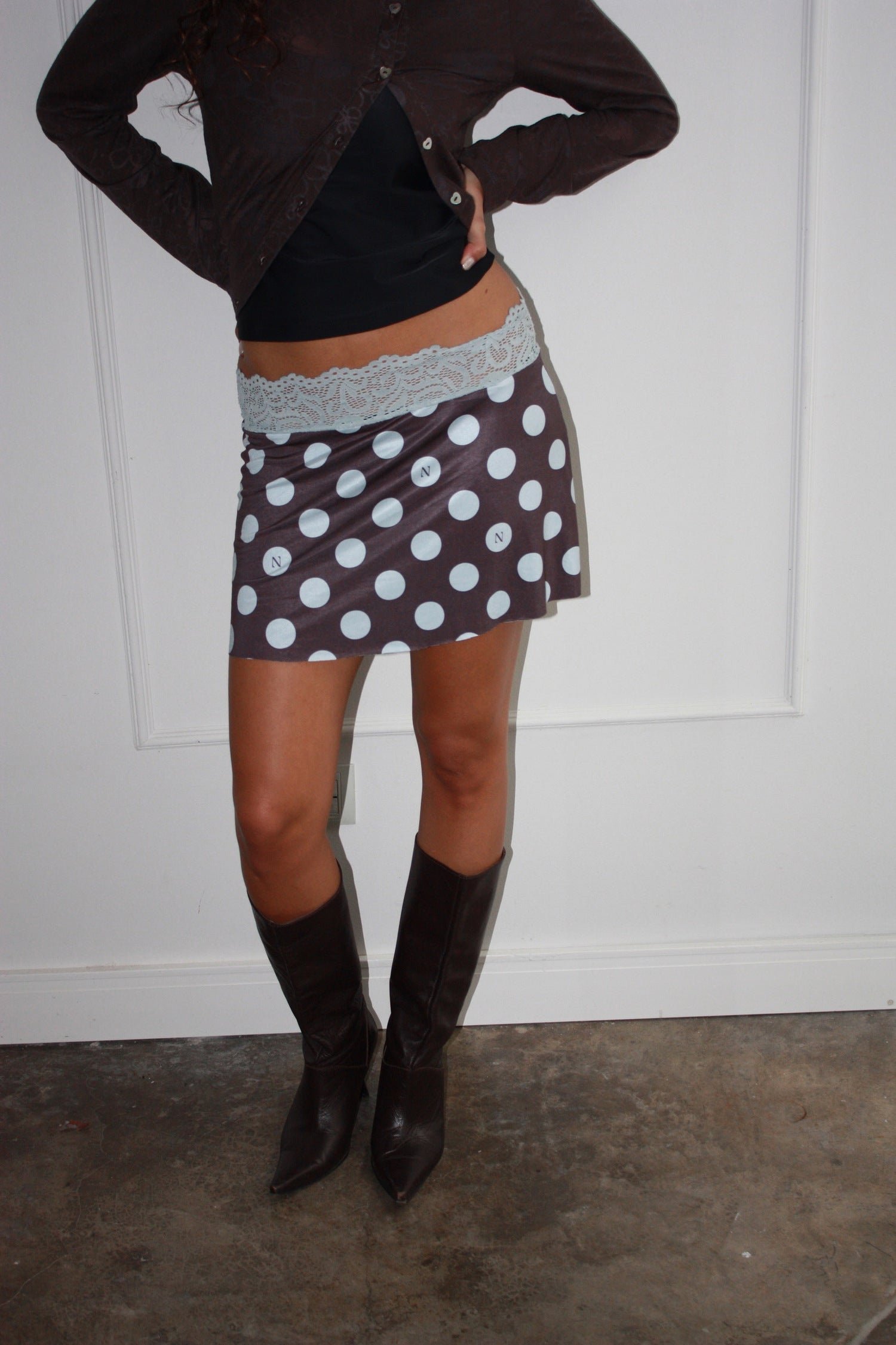 Polka dots skirt