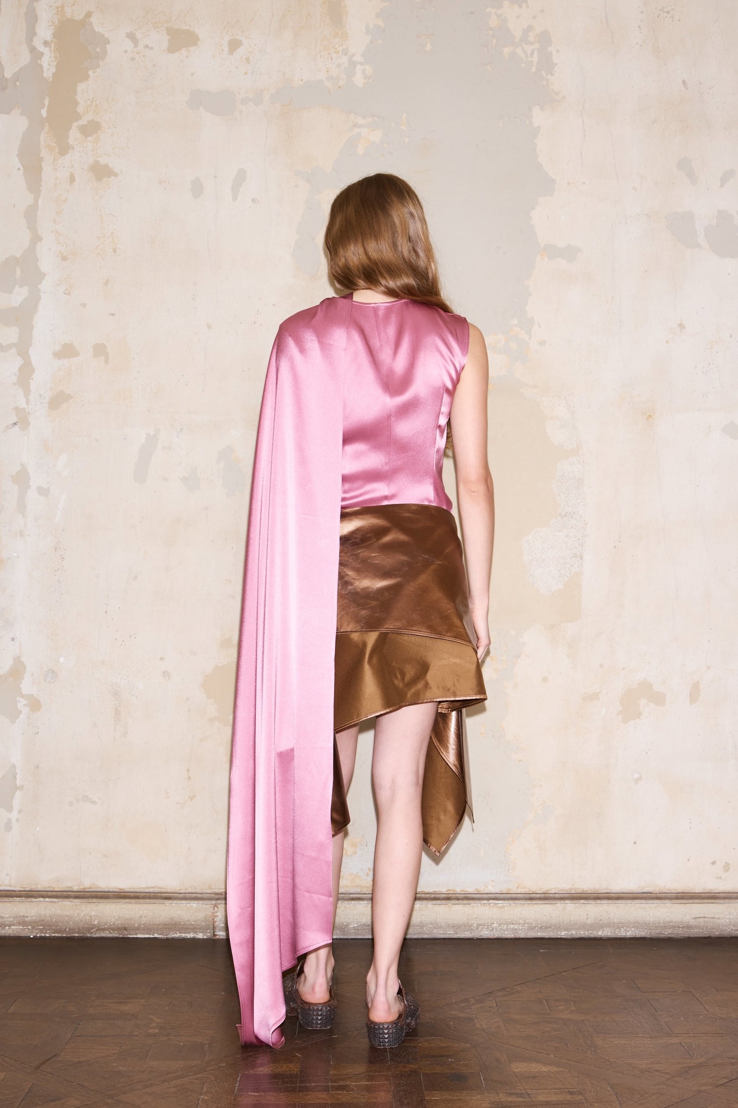 FINOCHIETTO SKIRT LIGHT BROWN