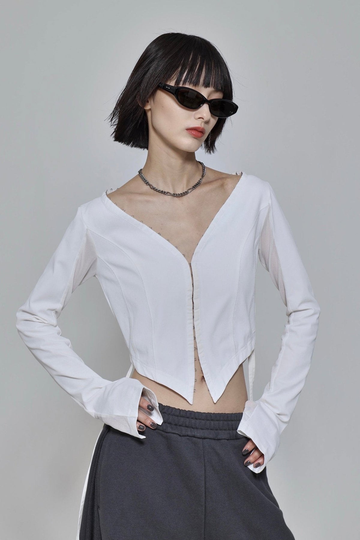 Tension fit tops
