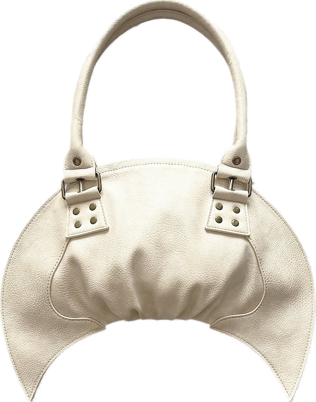 The Croissant Bag Ivory-beige