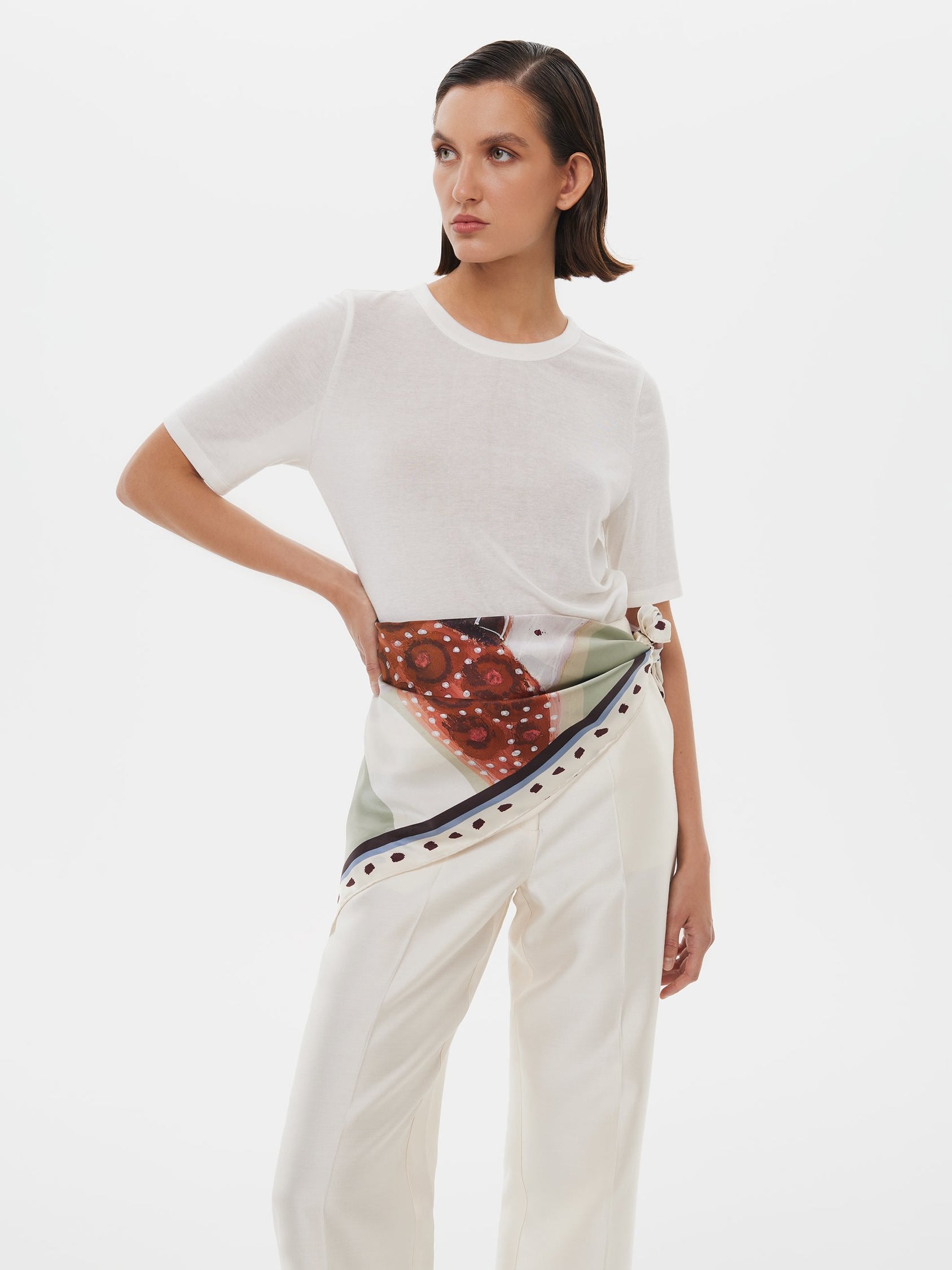 The Botanist’s Trousers in Starlight White