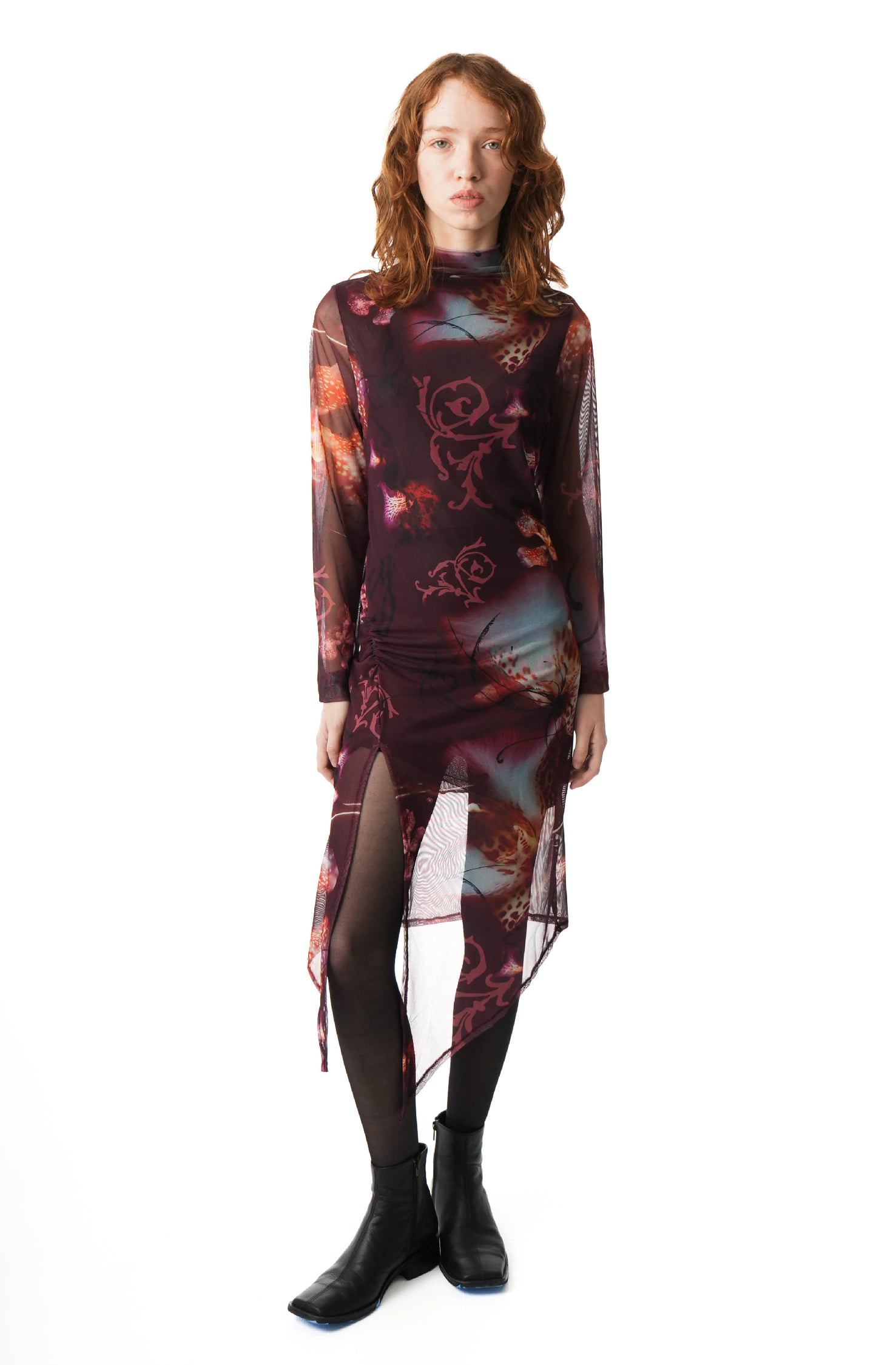 PUREZA DRAPED DRESS