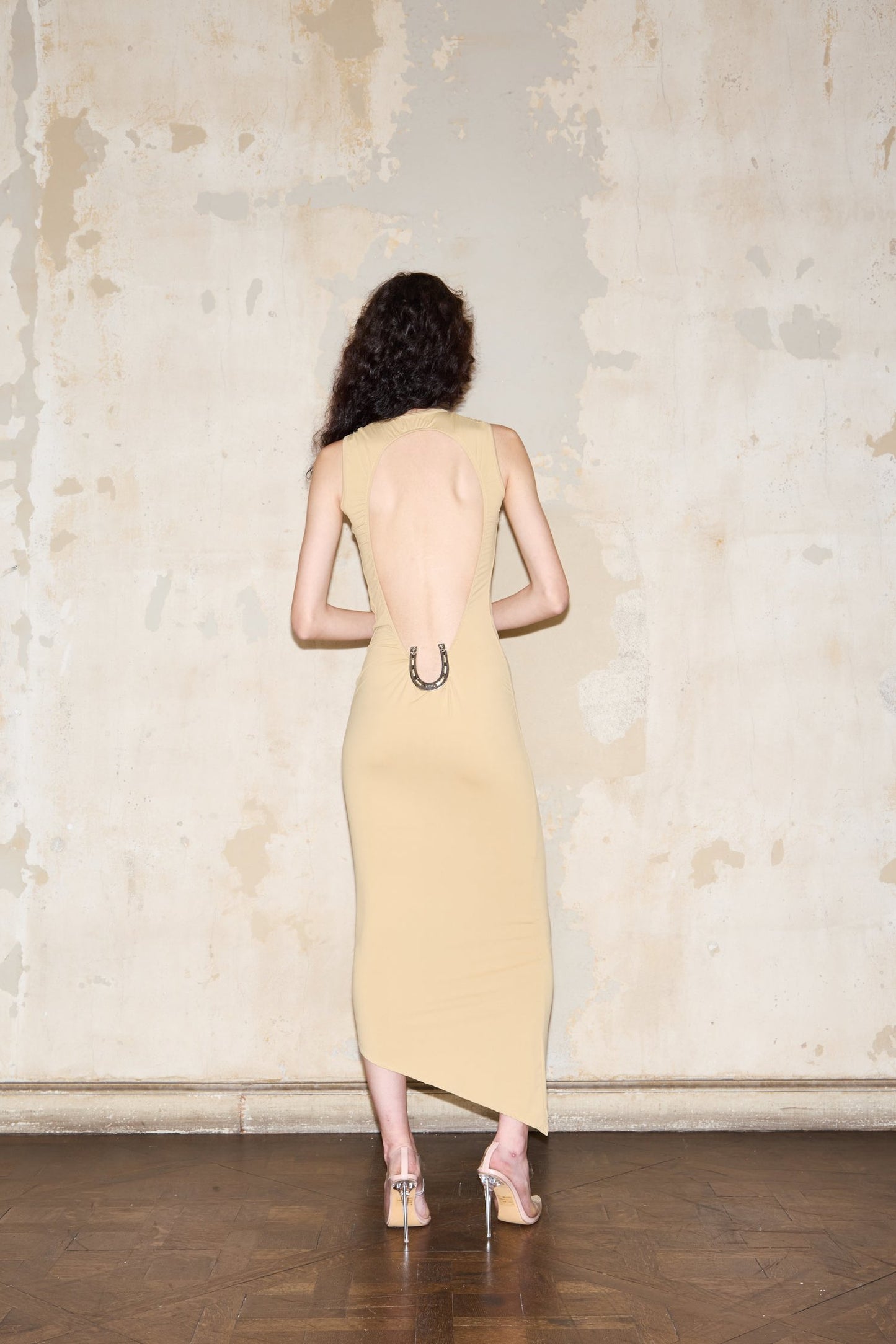 ROMULO DRESS BEIGE