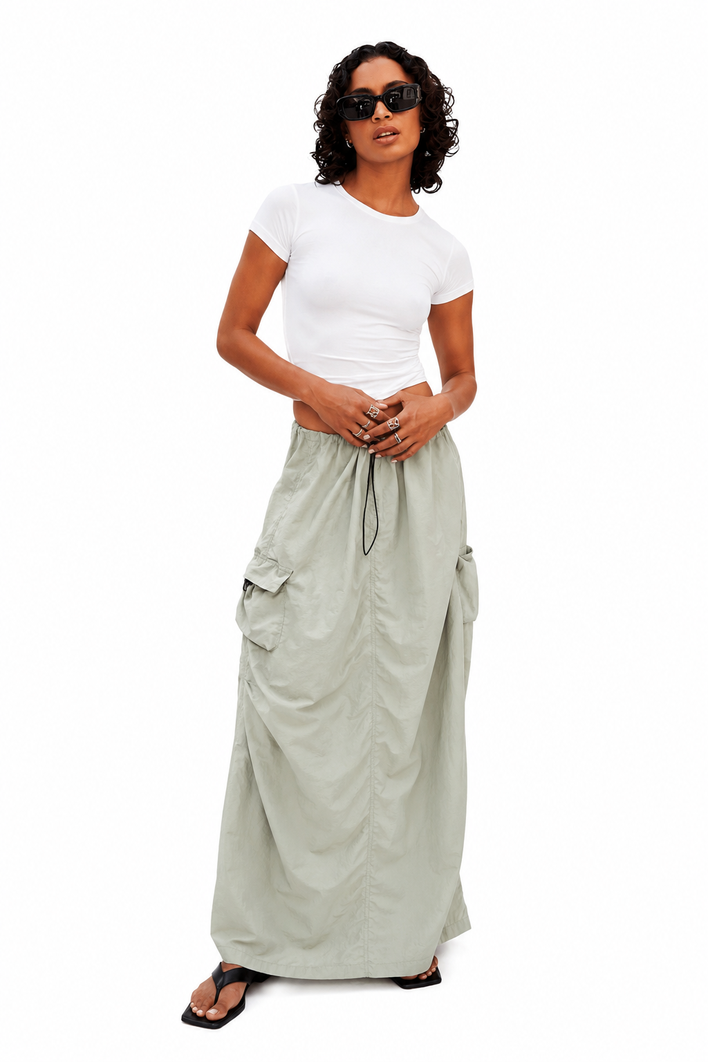 PARACHUTE MAXI SKIRT