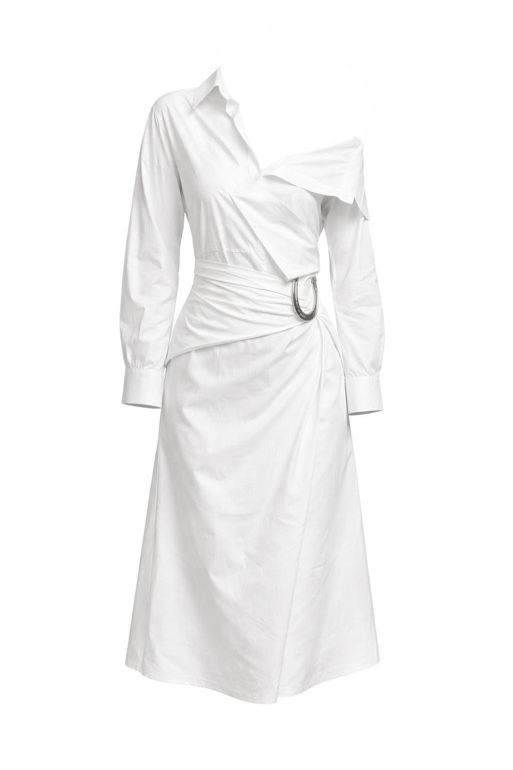 CAMISERO DRESS WHITE