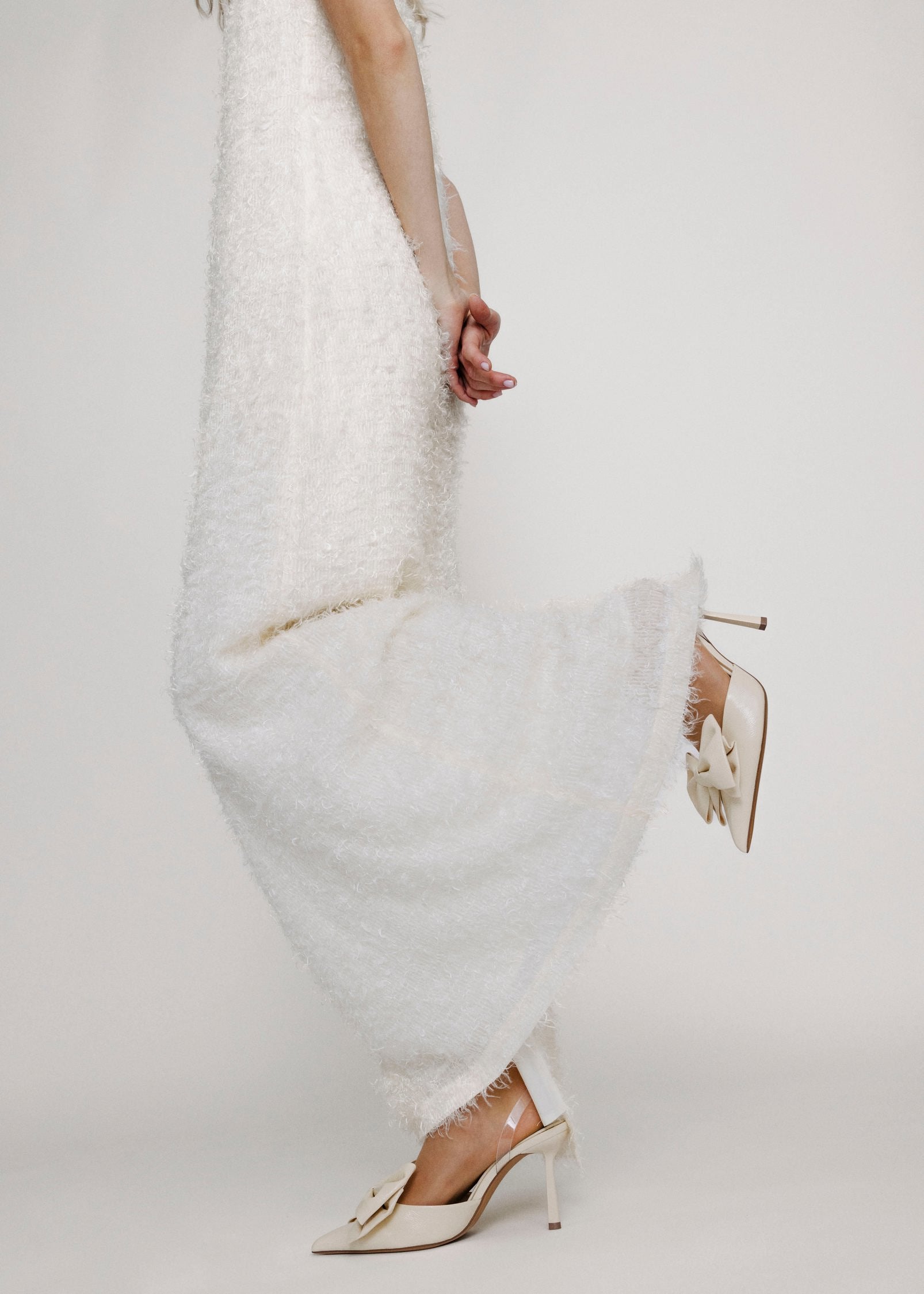 The Now Dress in Off White