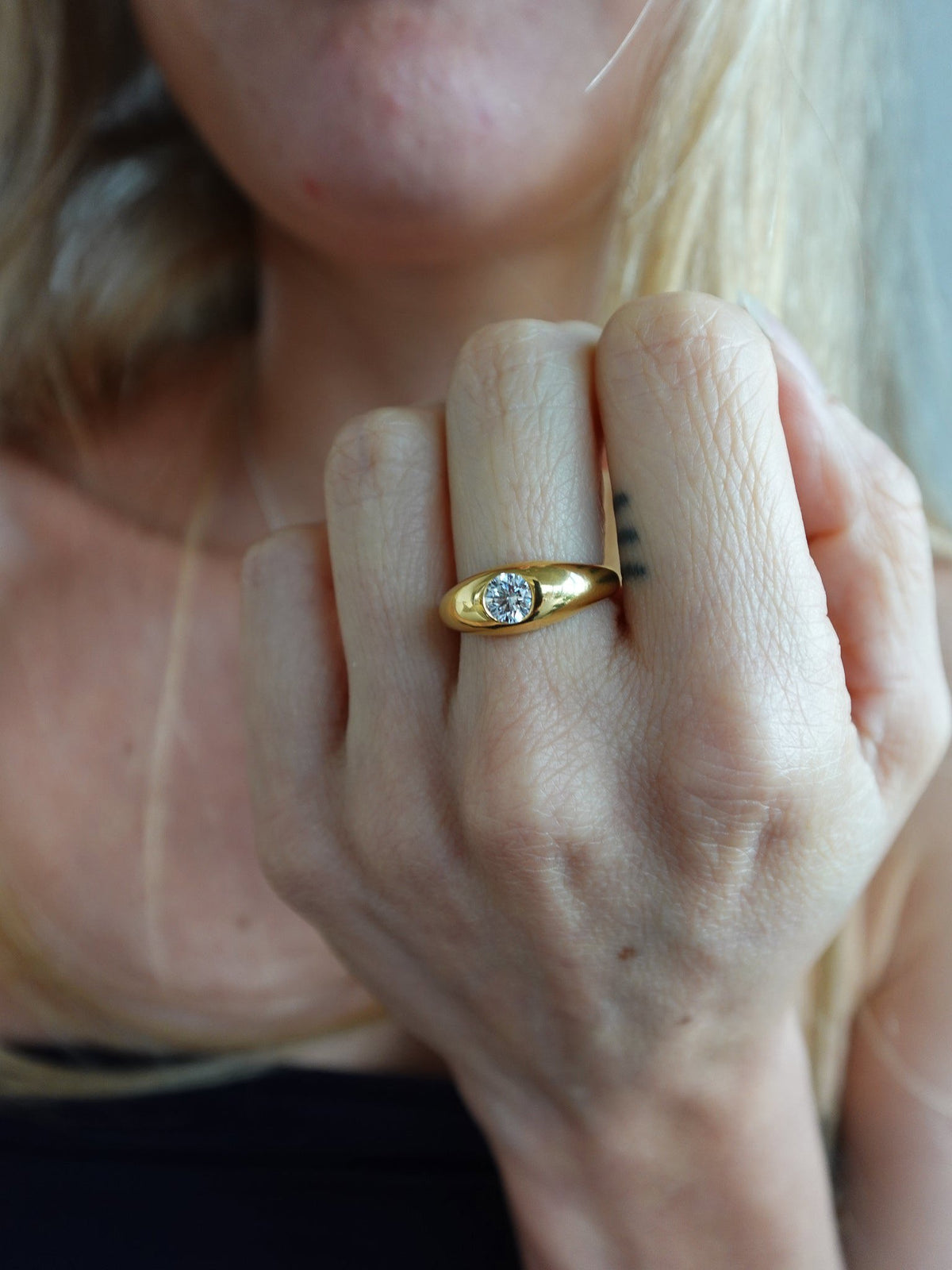Cloud Diamond Ring