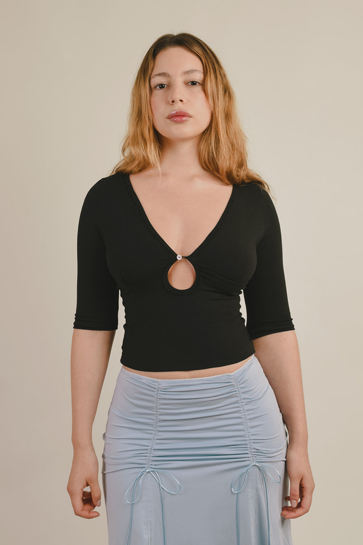 Alma Keyhole Top