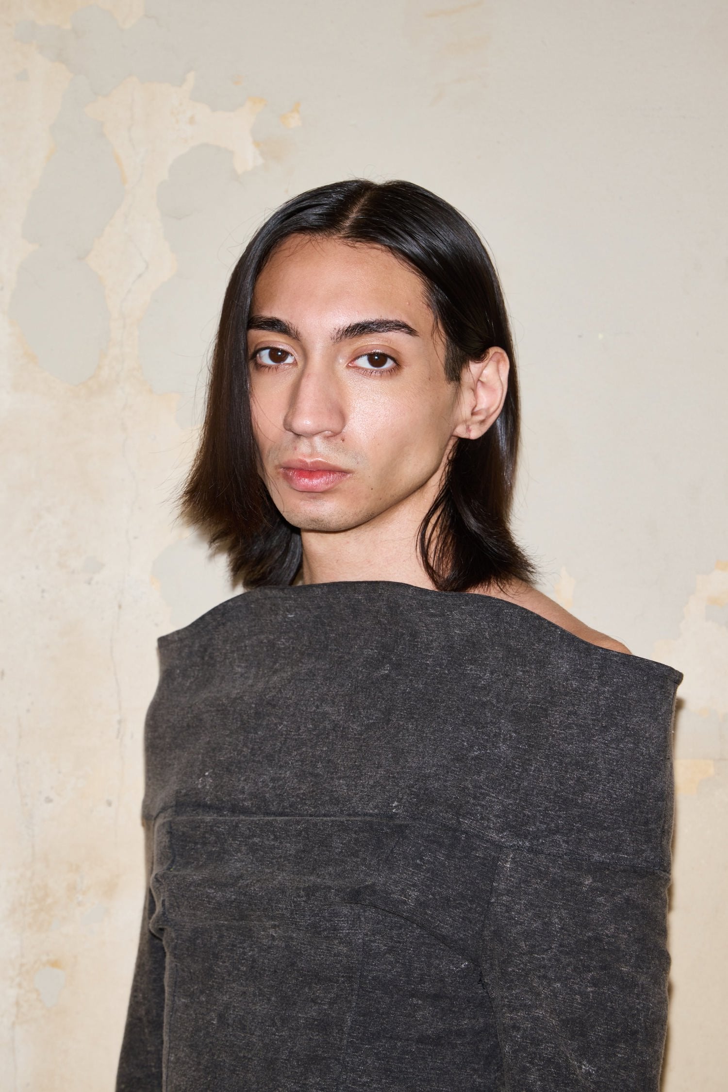 TRIUNVIRATO TOP DENIM BLACK