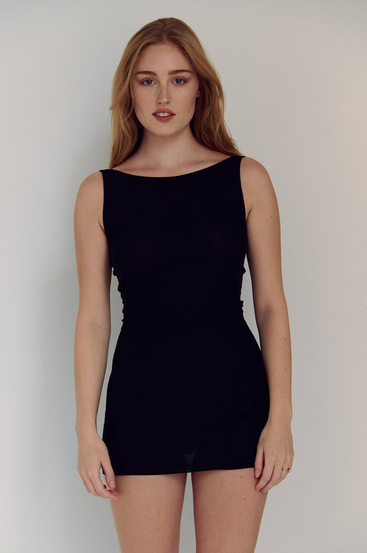 The Madison Dress in Black