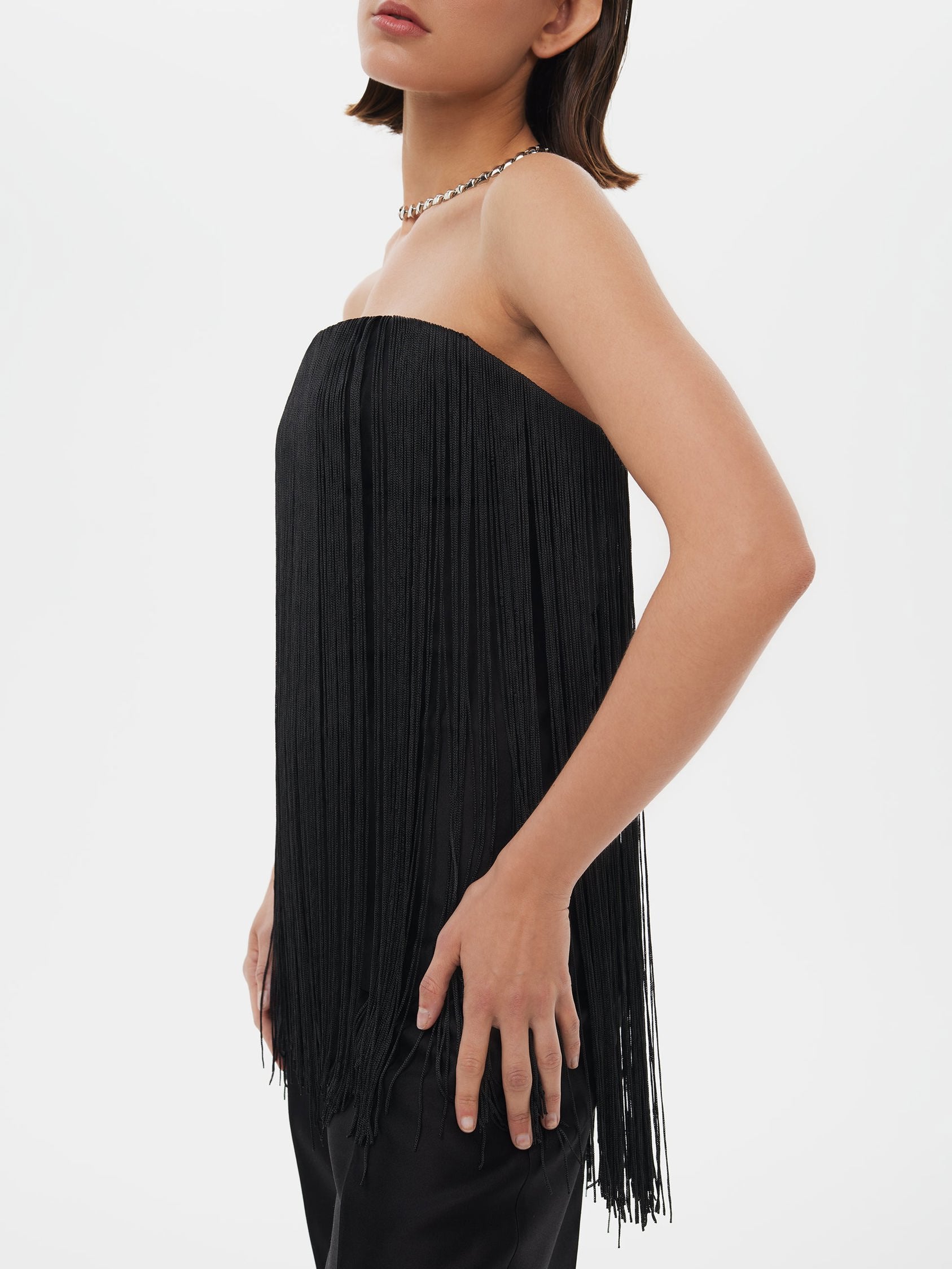 Wild Willow Corset Top in Black