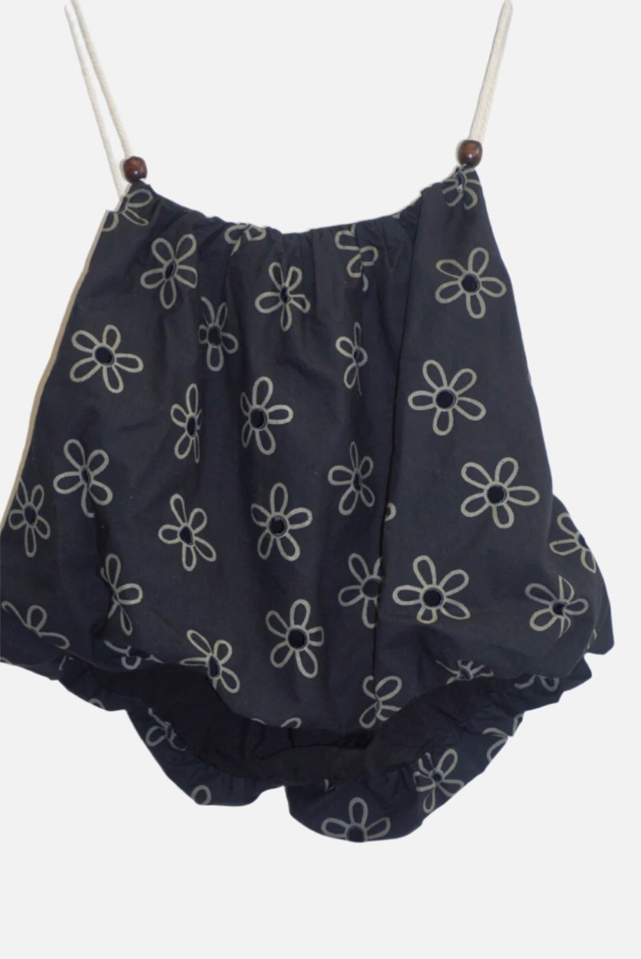 DAISY PRINT BUBBLE TOP