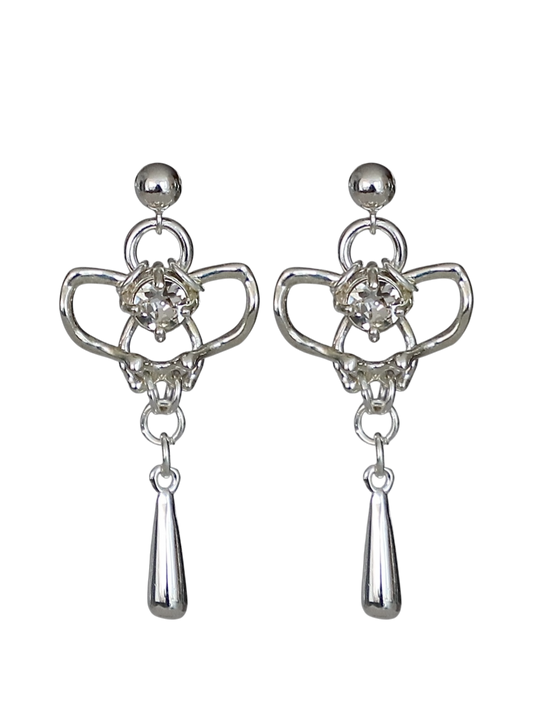 Dangling Organic Spine Earrings S925