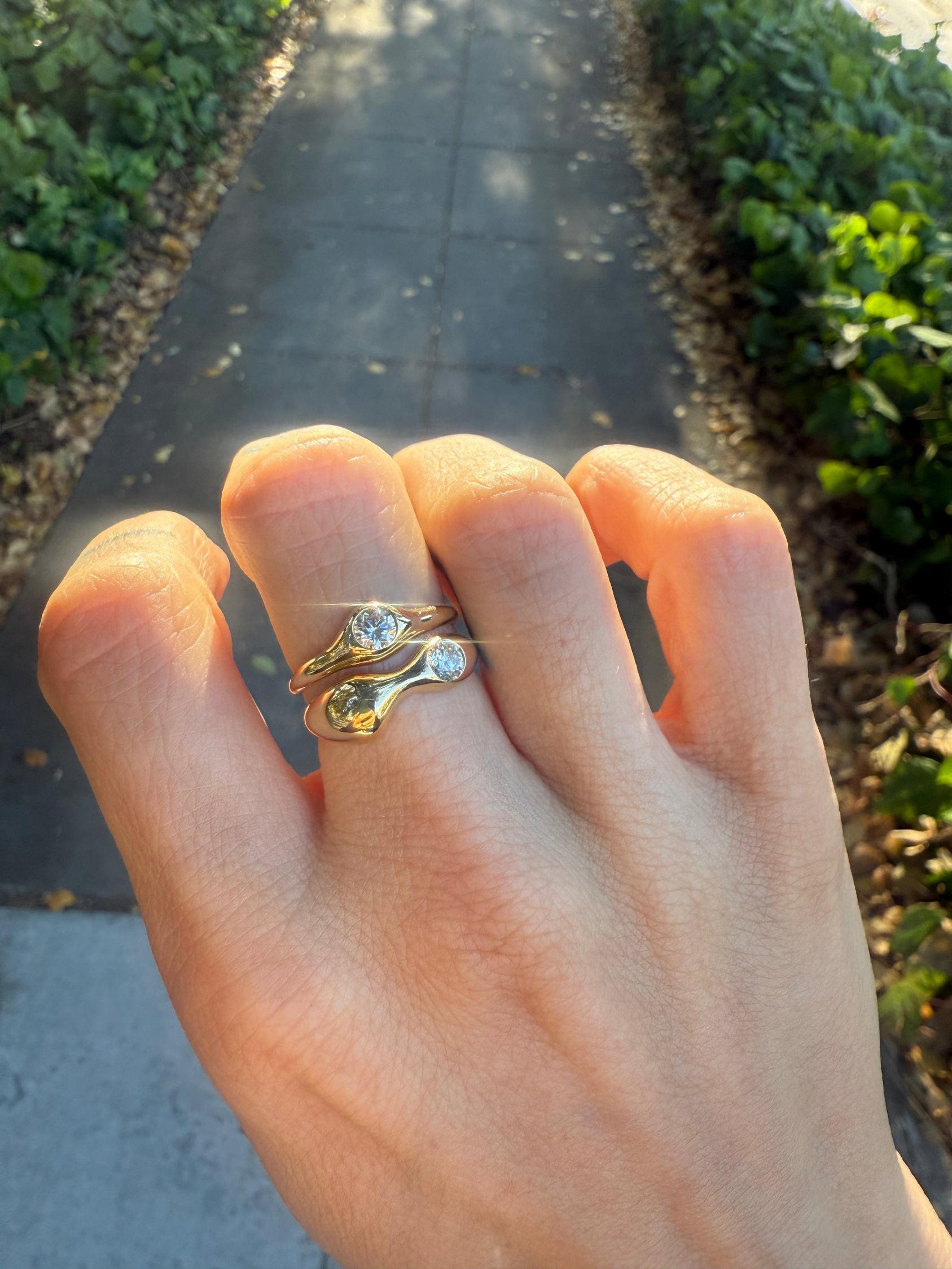 14K Gold 03 Ring Size 9 (In Stock)