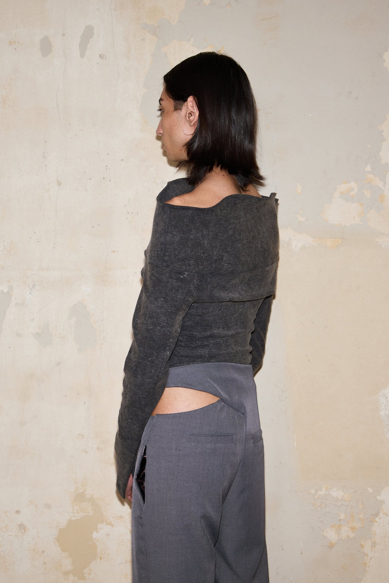 TRIUNVIRATO TOP DENIM BLACK