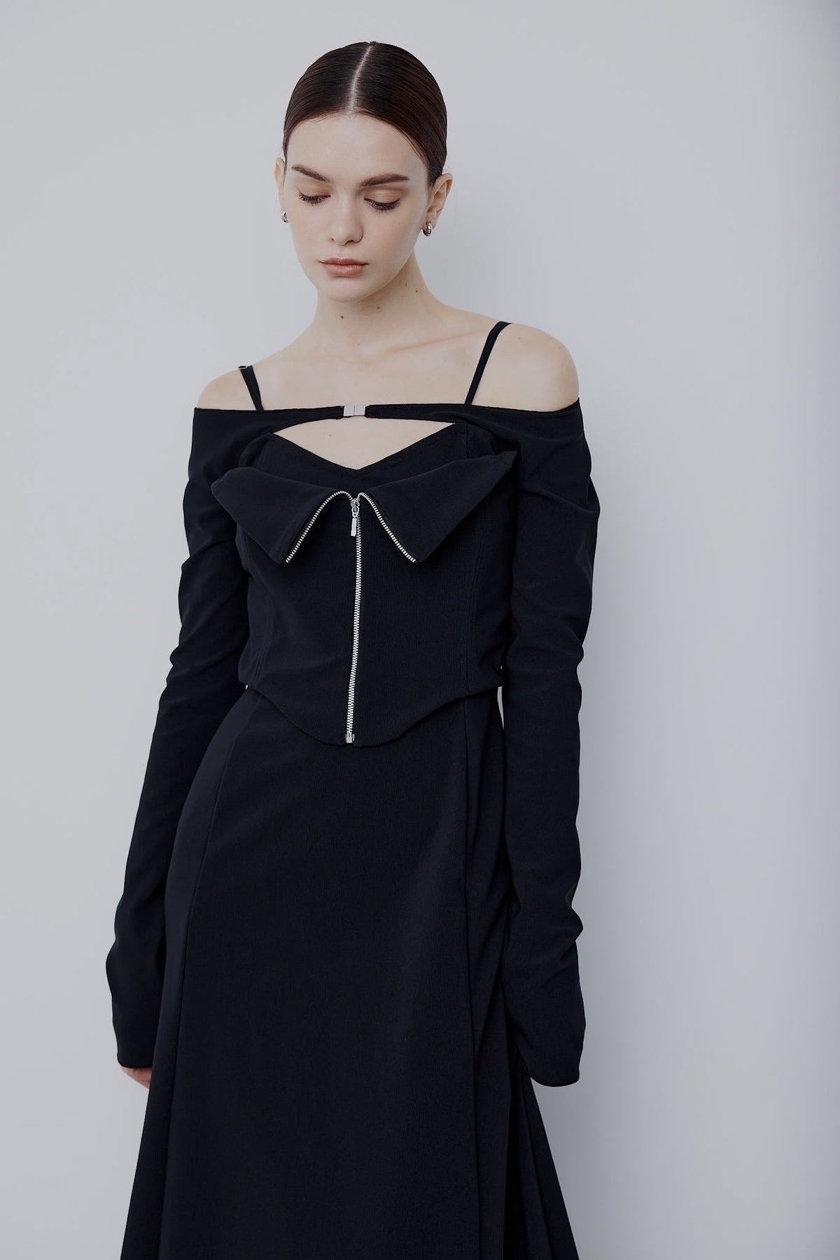 Front zip dress